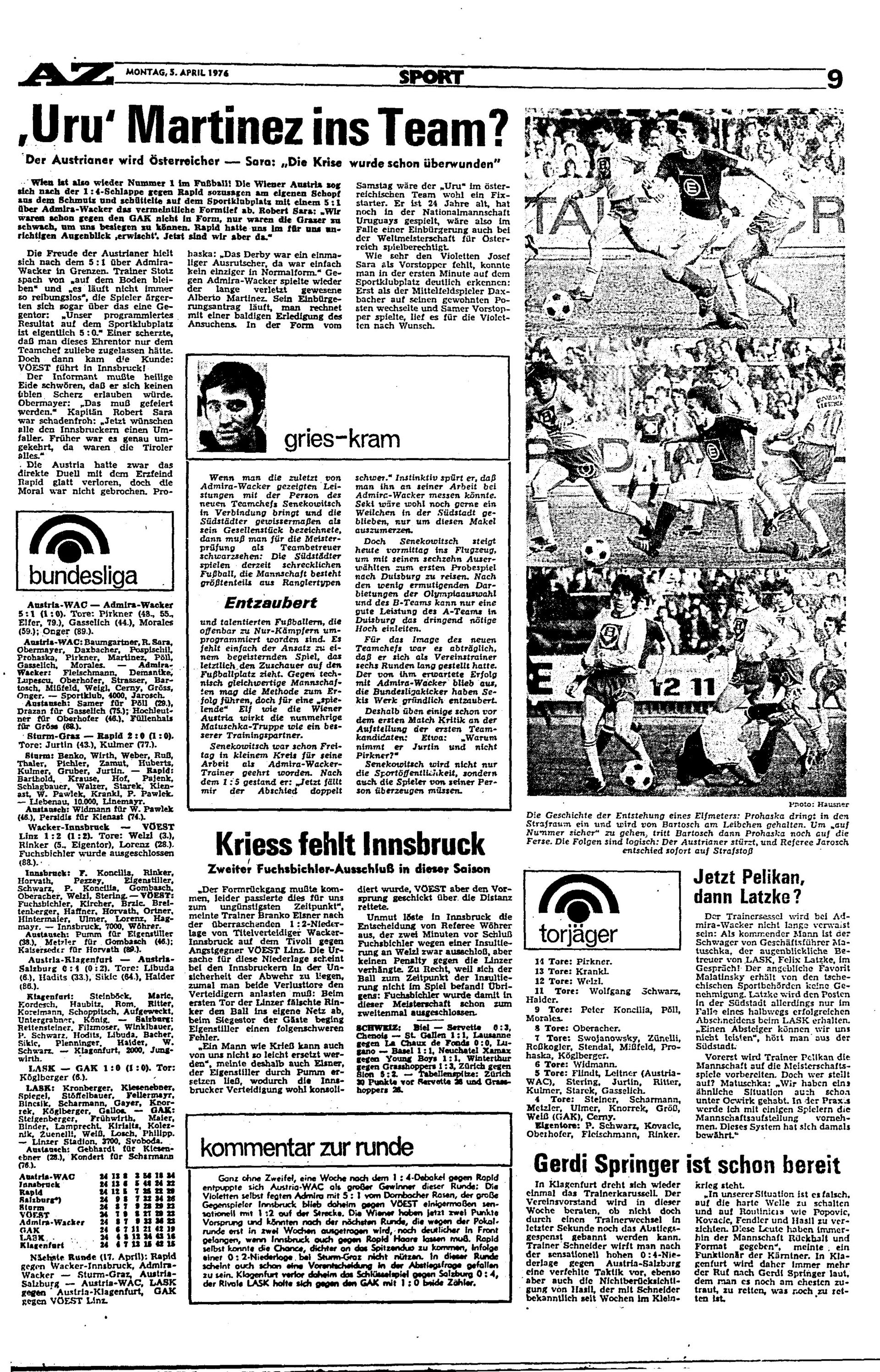 Ausgabe Mo. 05.04.1976, Seite 9