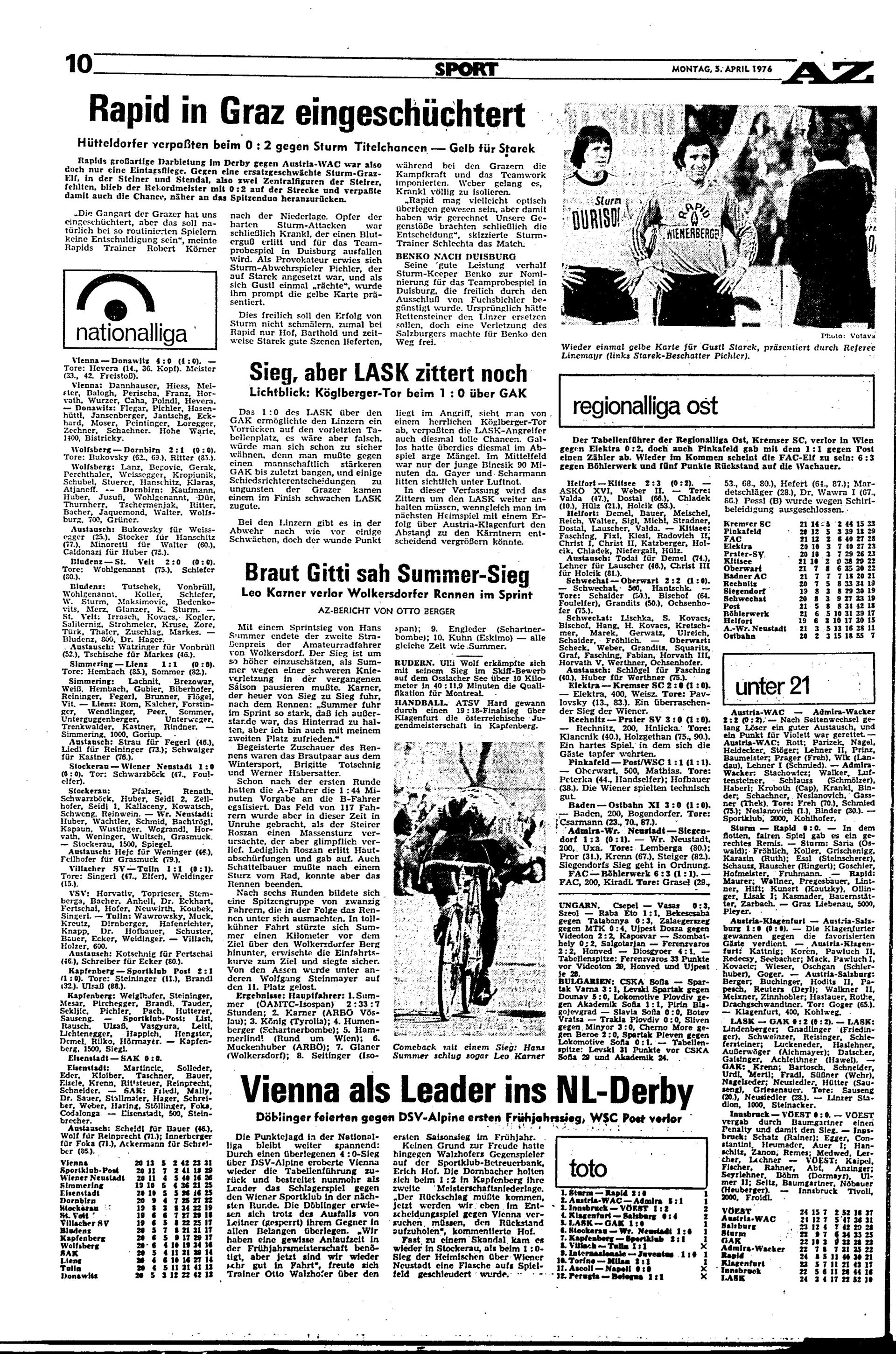Ausgabe Mo. 05.04.1976, Seite 10