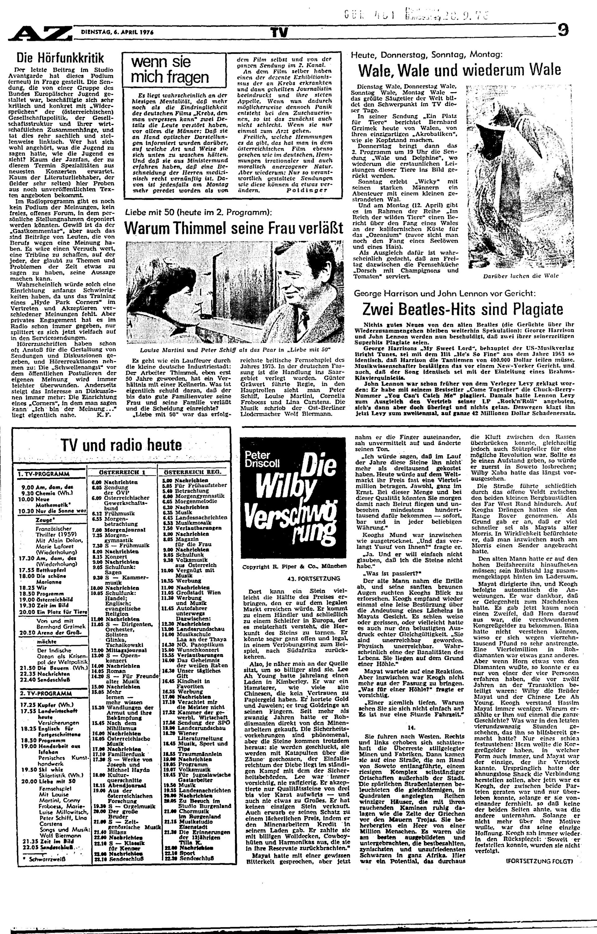 Ausgabe Di. 06.04.1976, Seite 9