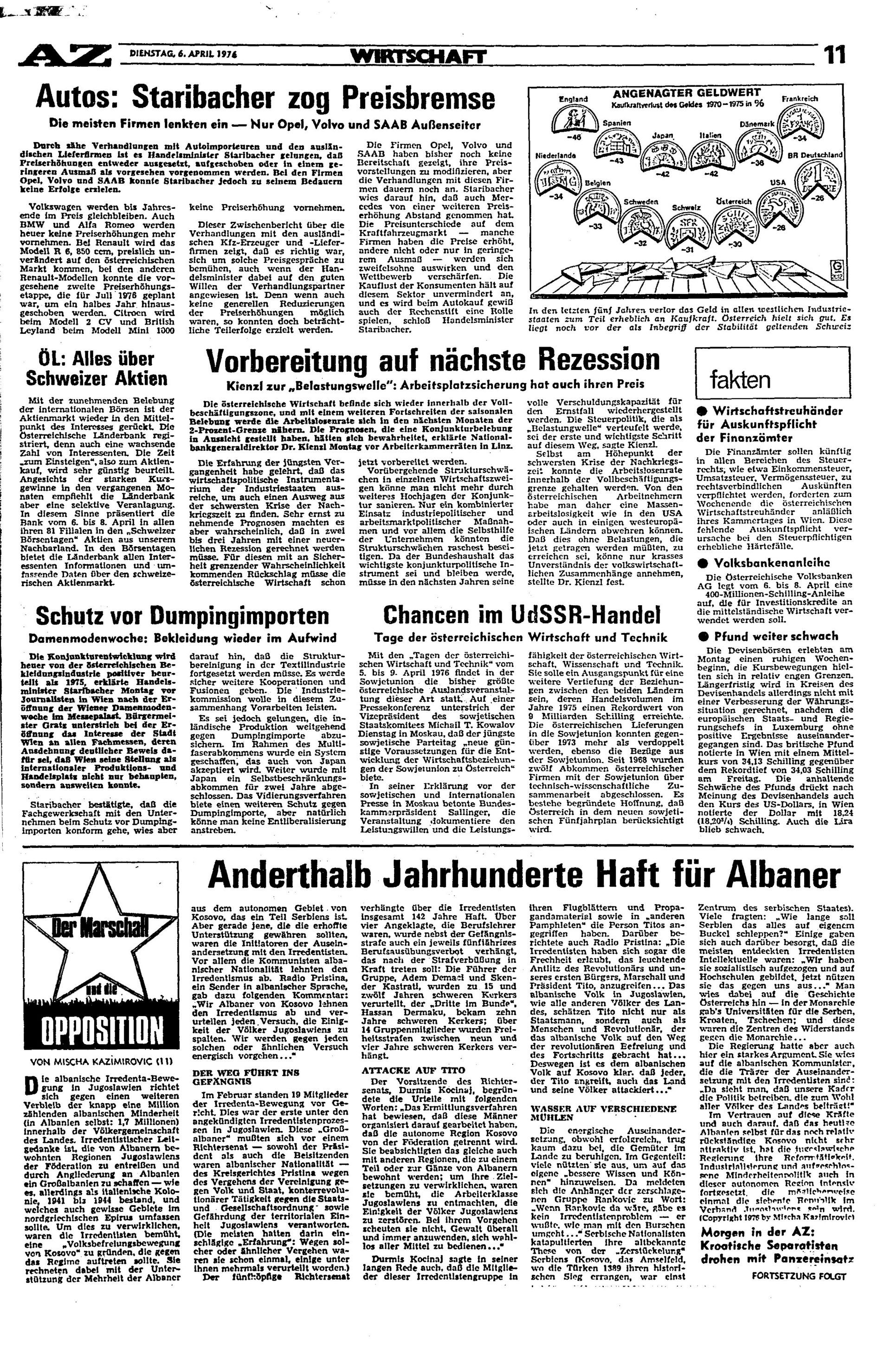 Ausgabe Di. 06.04.1976, Seite 11