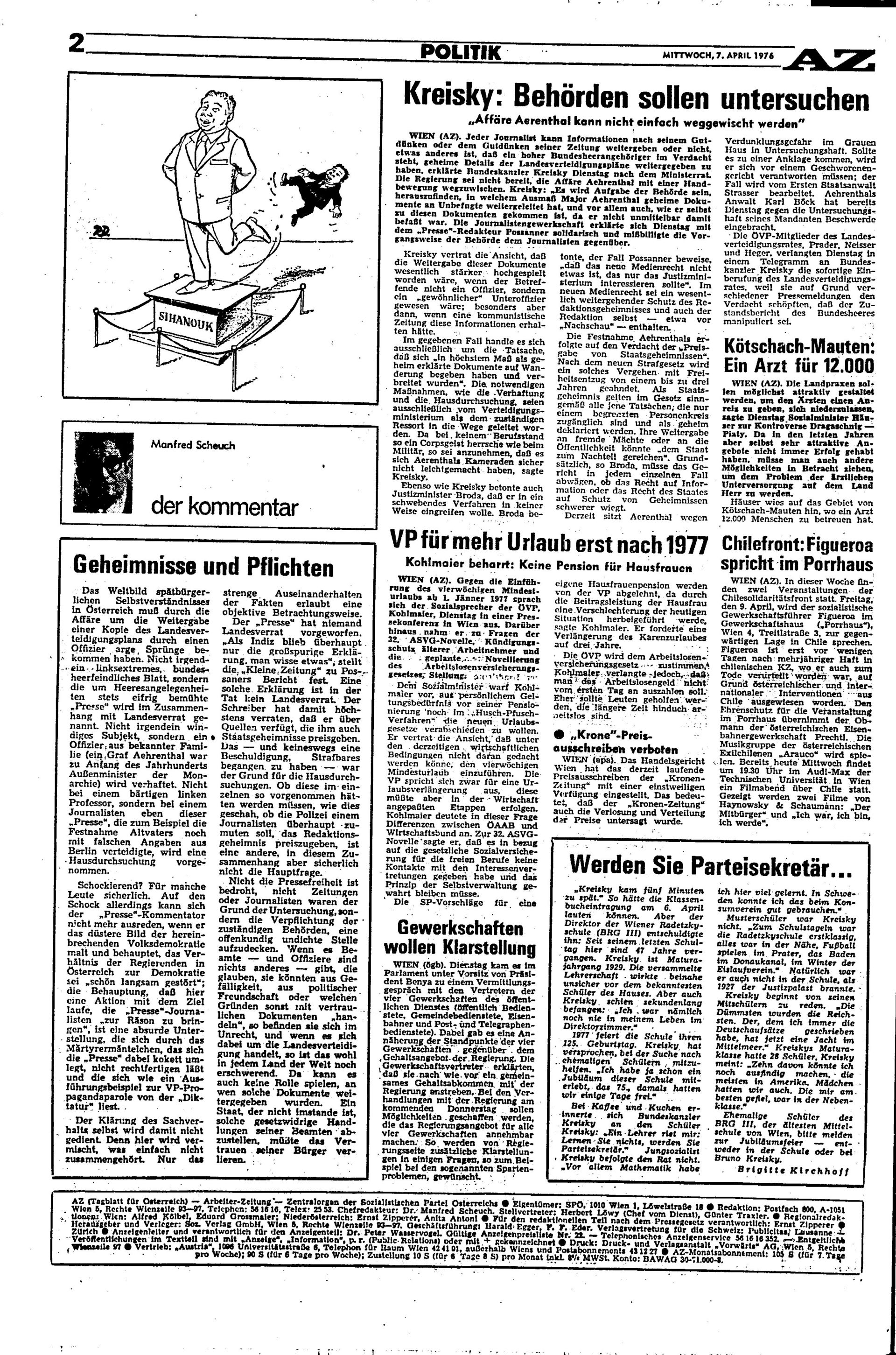 Ausgabe Mi. 07.04.1976, Seite 2