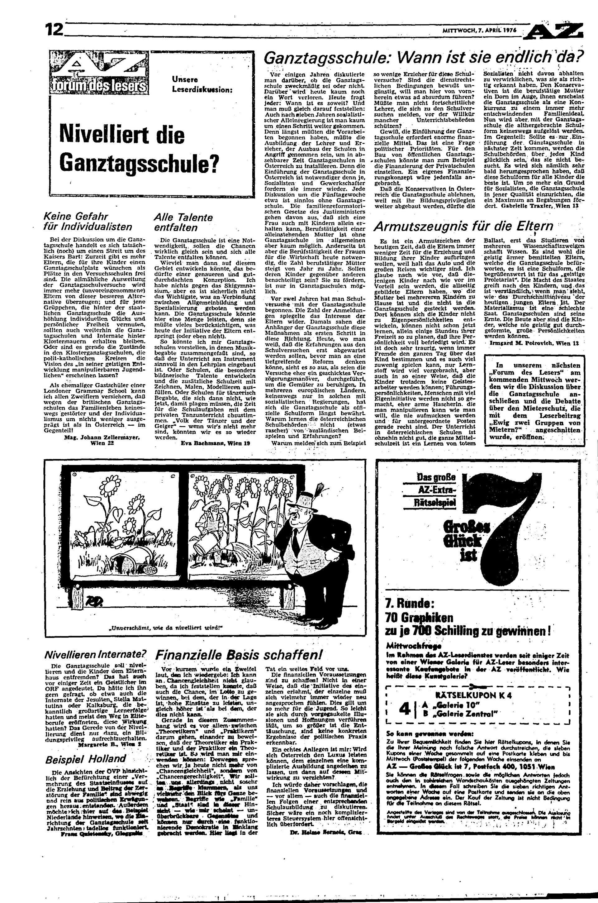 Ausgabe Mi. 07.04.1976, Seite 12