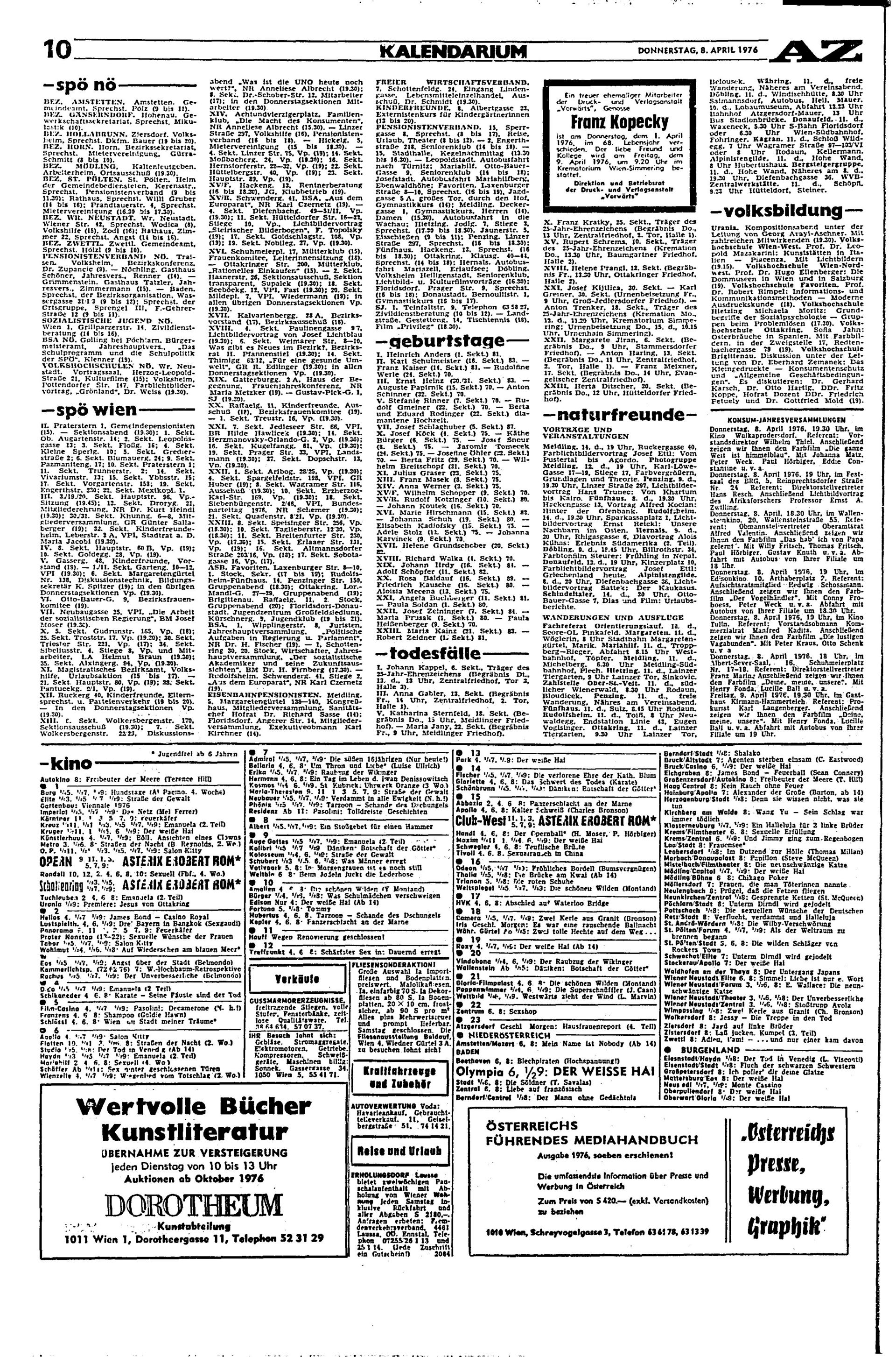 Ausgabe Do. 08.04.1976, Seite 10