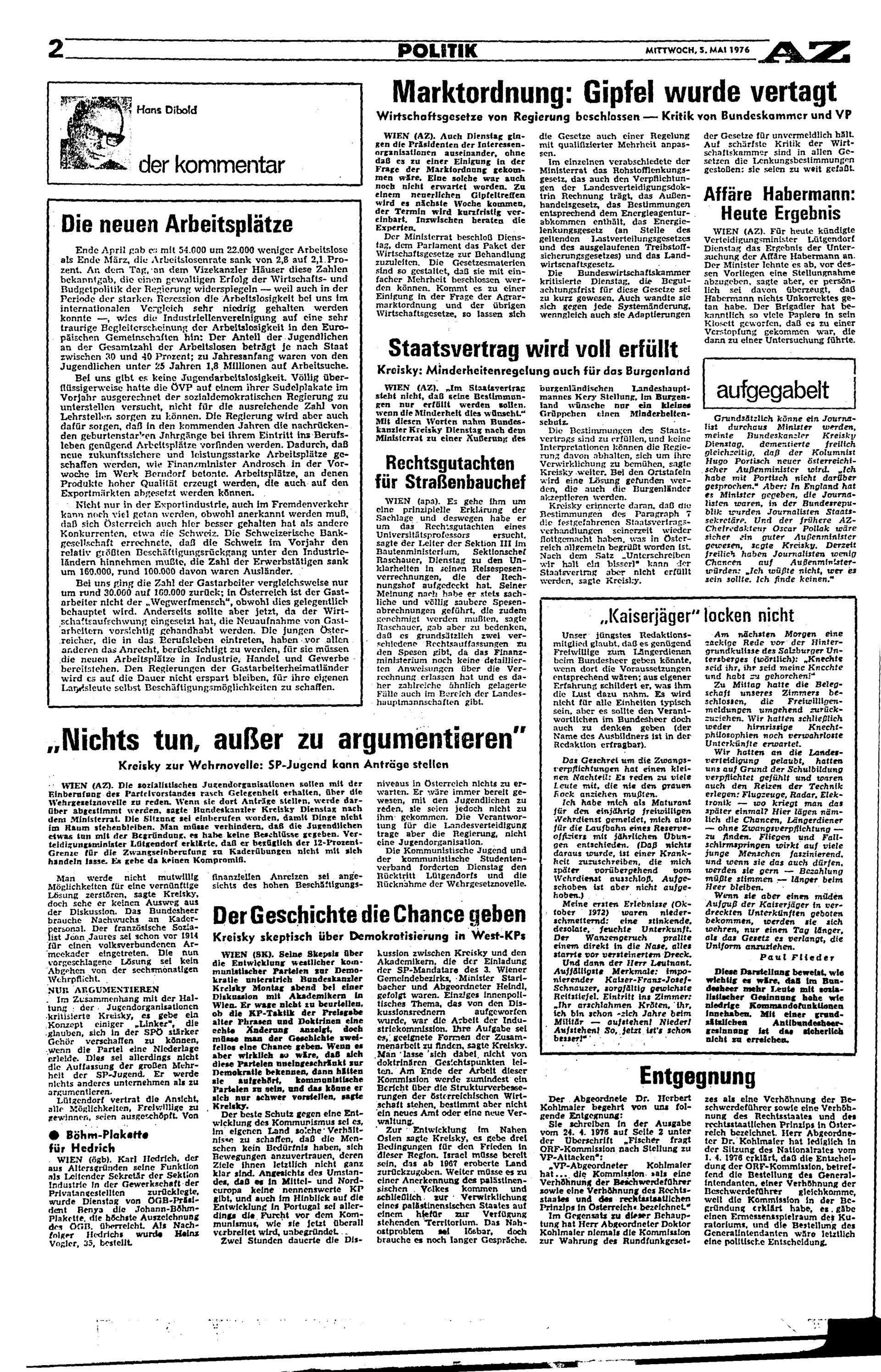Ausgabe Mi. 05.05.1976, Seite 2