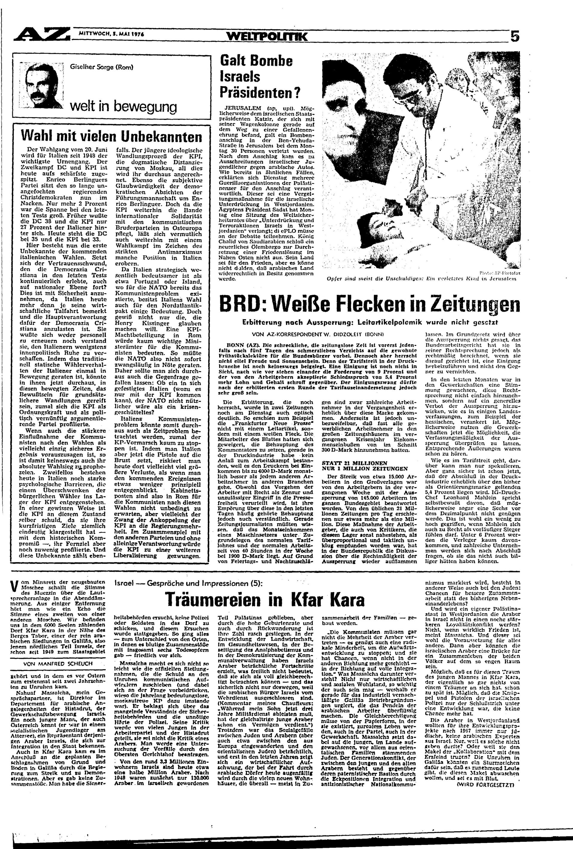 Ausgabe Mi. 05.05.1976, Seite 5