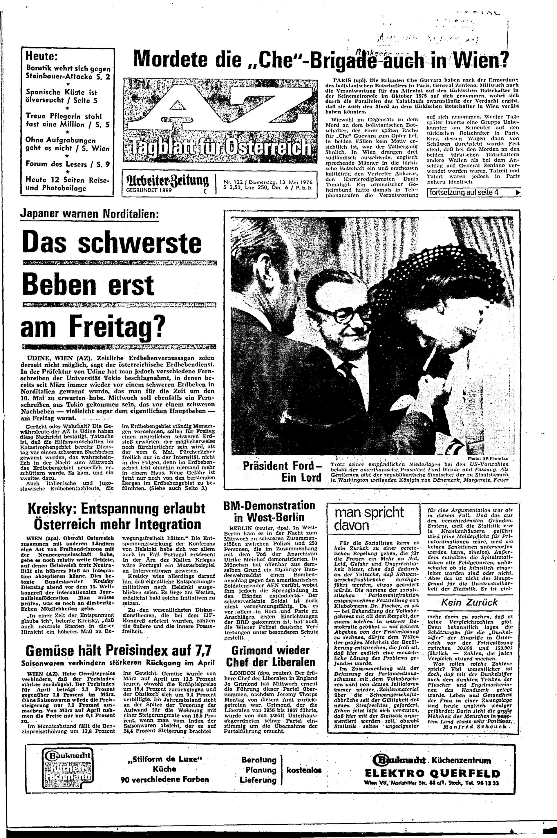 Ausgabe Do. 13.05.1976, Seite 1