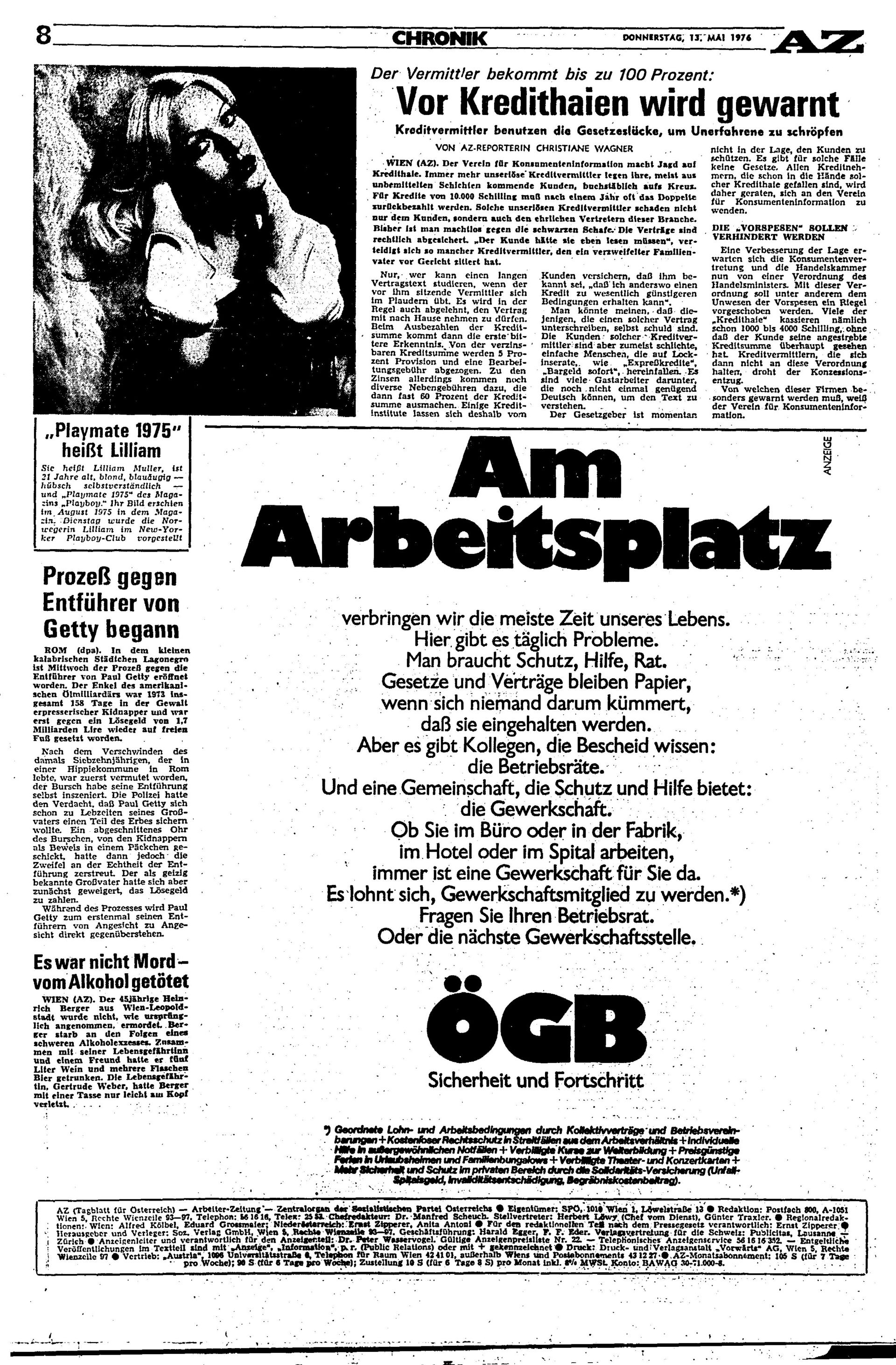 Ausgabe Do. 13.05.1976, Seite 8