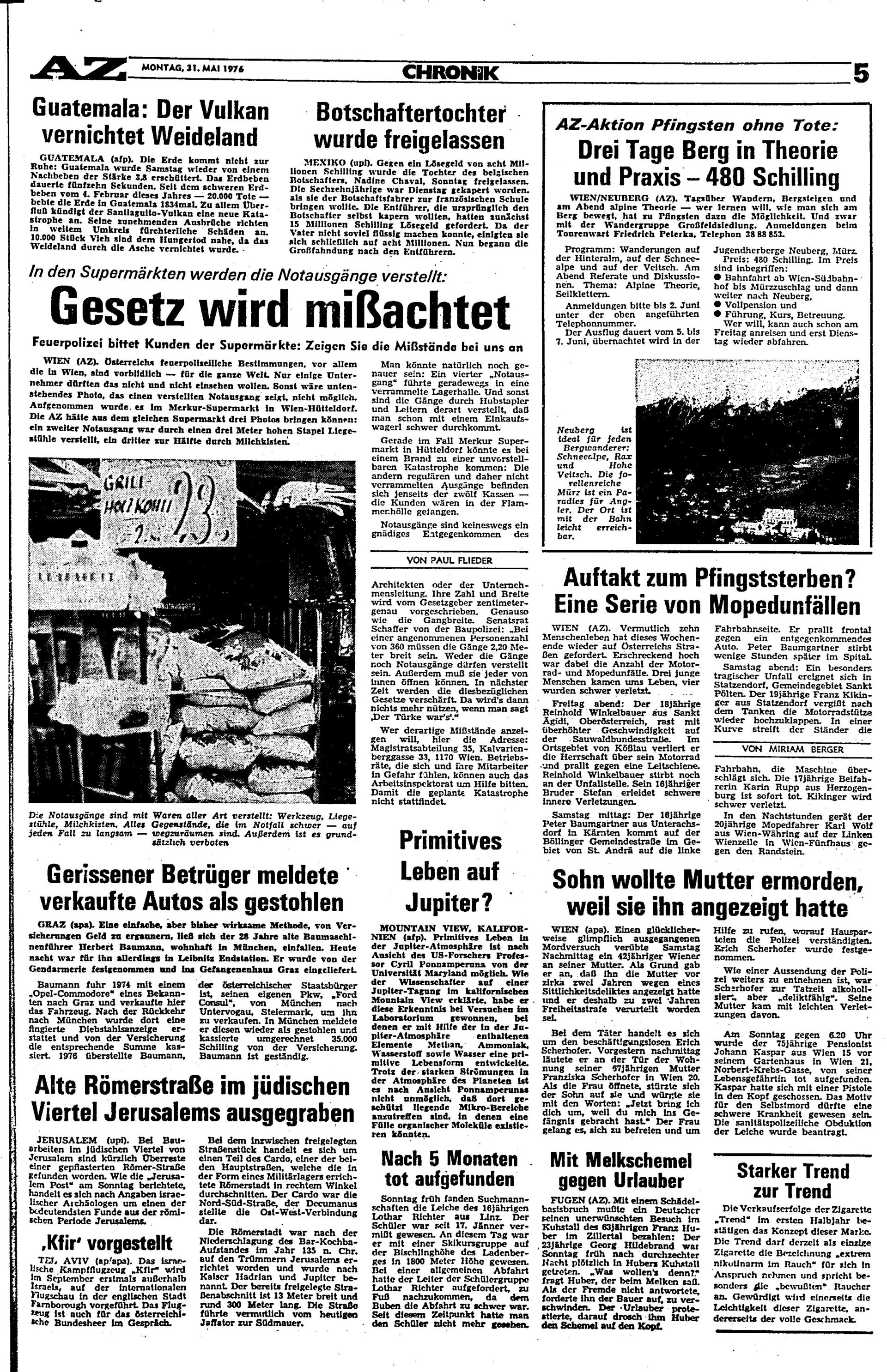 Ausgabe Mo. 31.05.1976, Seite 5