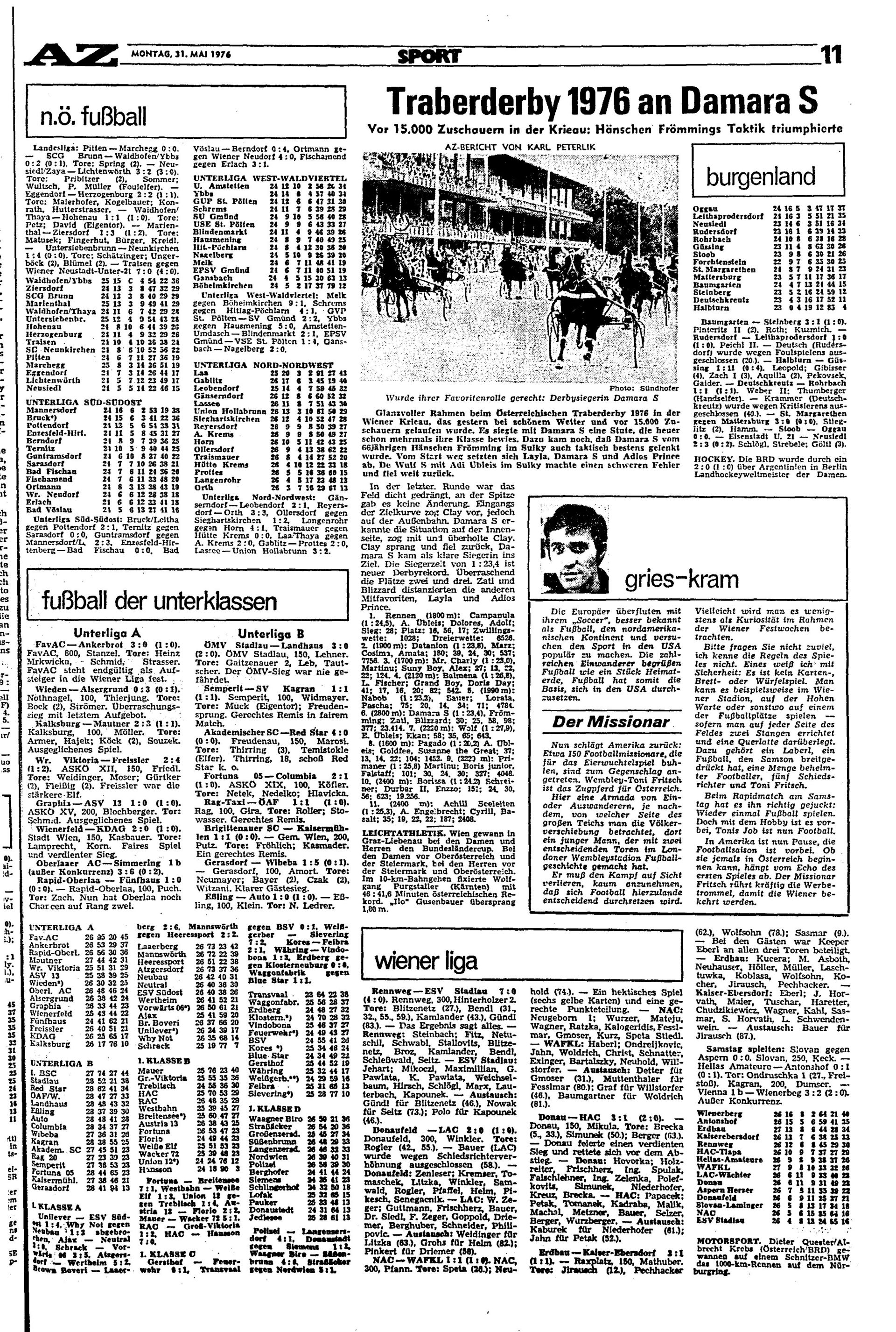 Ausgabe Mo. 31.05.1976, Seite 11