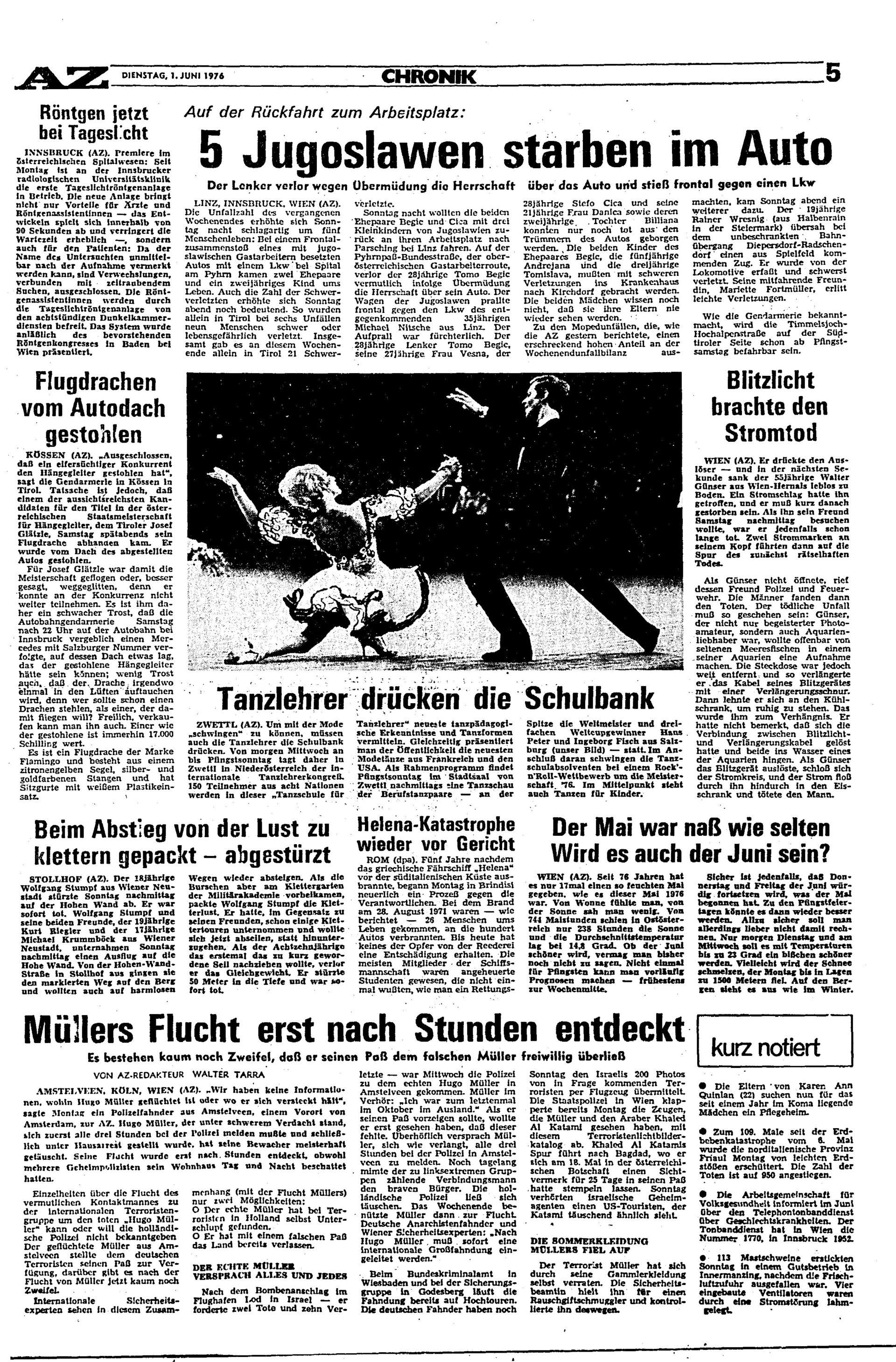 Ausgabe Di. 01.06.1976, Seite 5