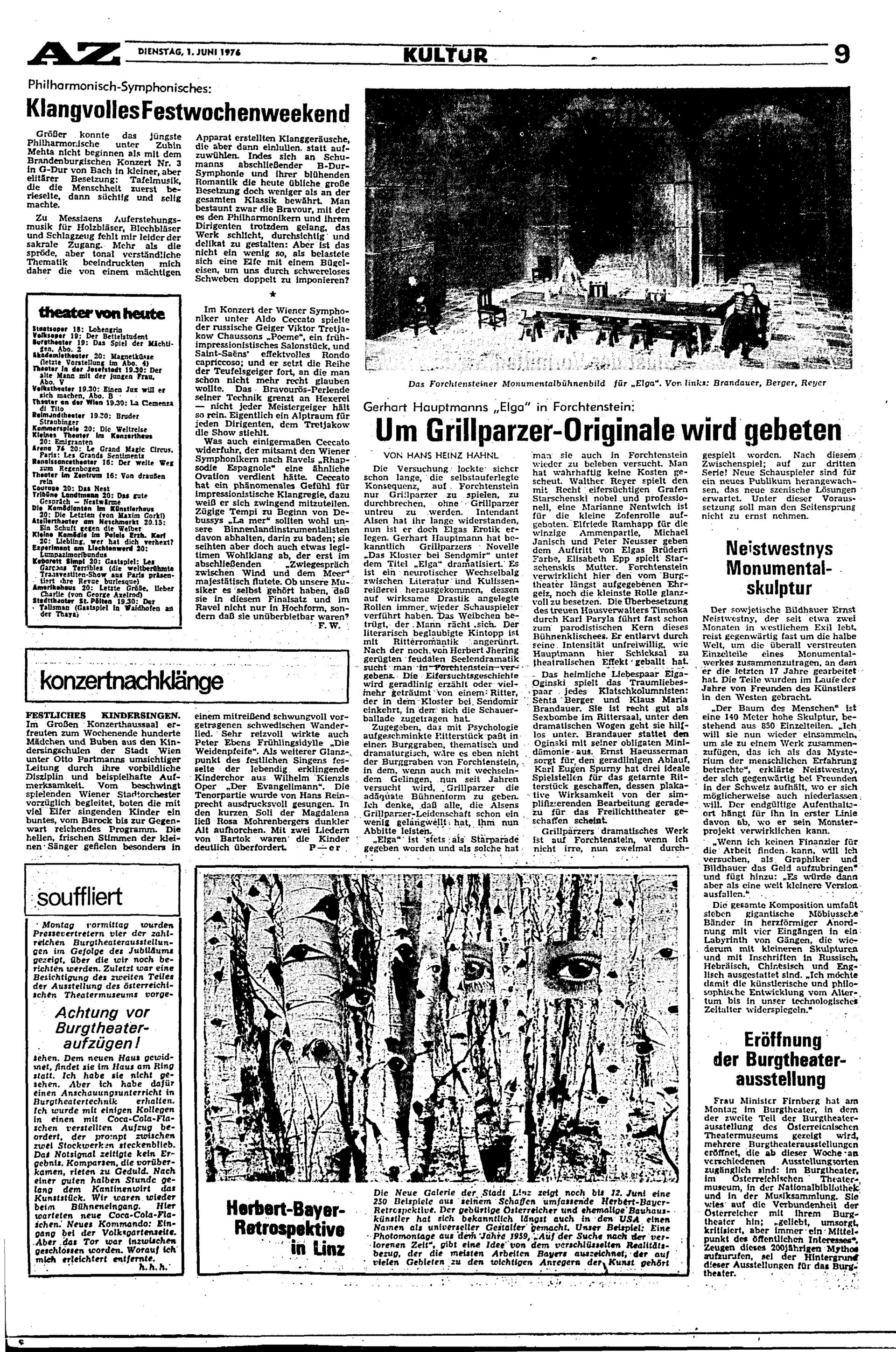 Ausgabe Di. 01.06.1976, Seite 9