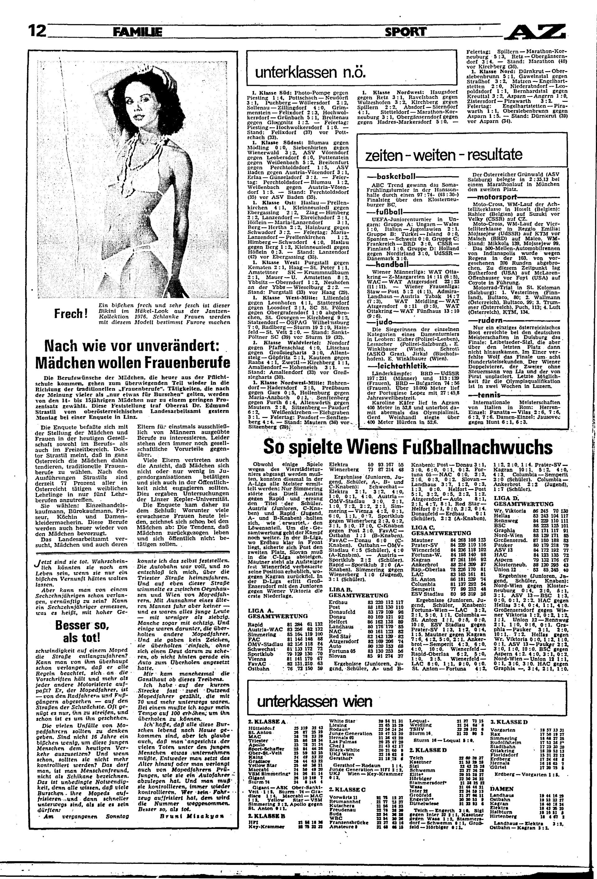 Ausgabe Di. 01.06.1976, Seite 12