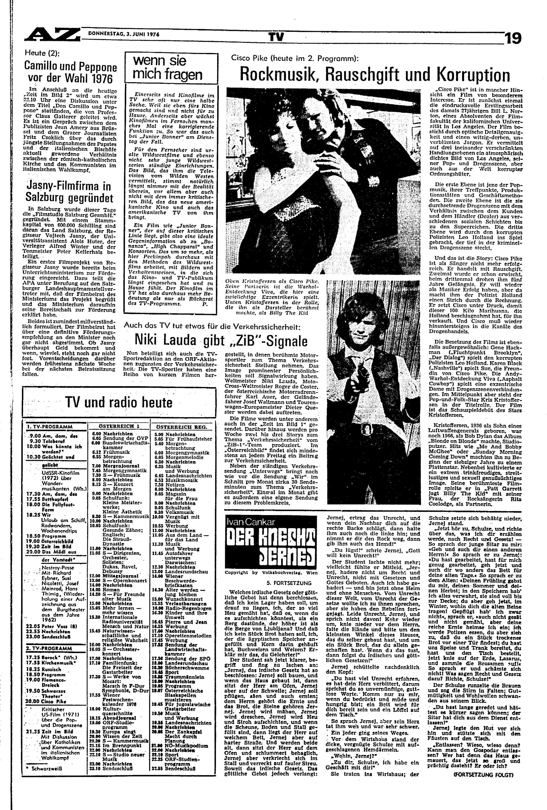 Ausgabe Do. 03.06.1976, Seite 19