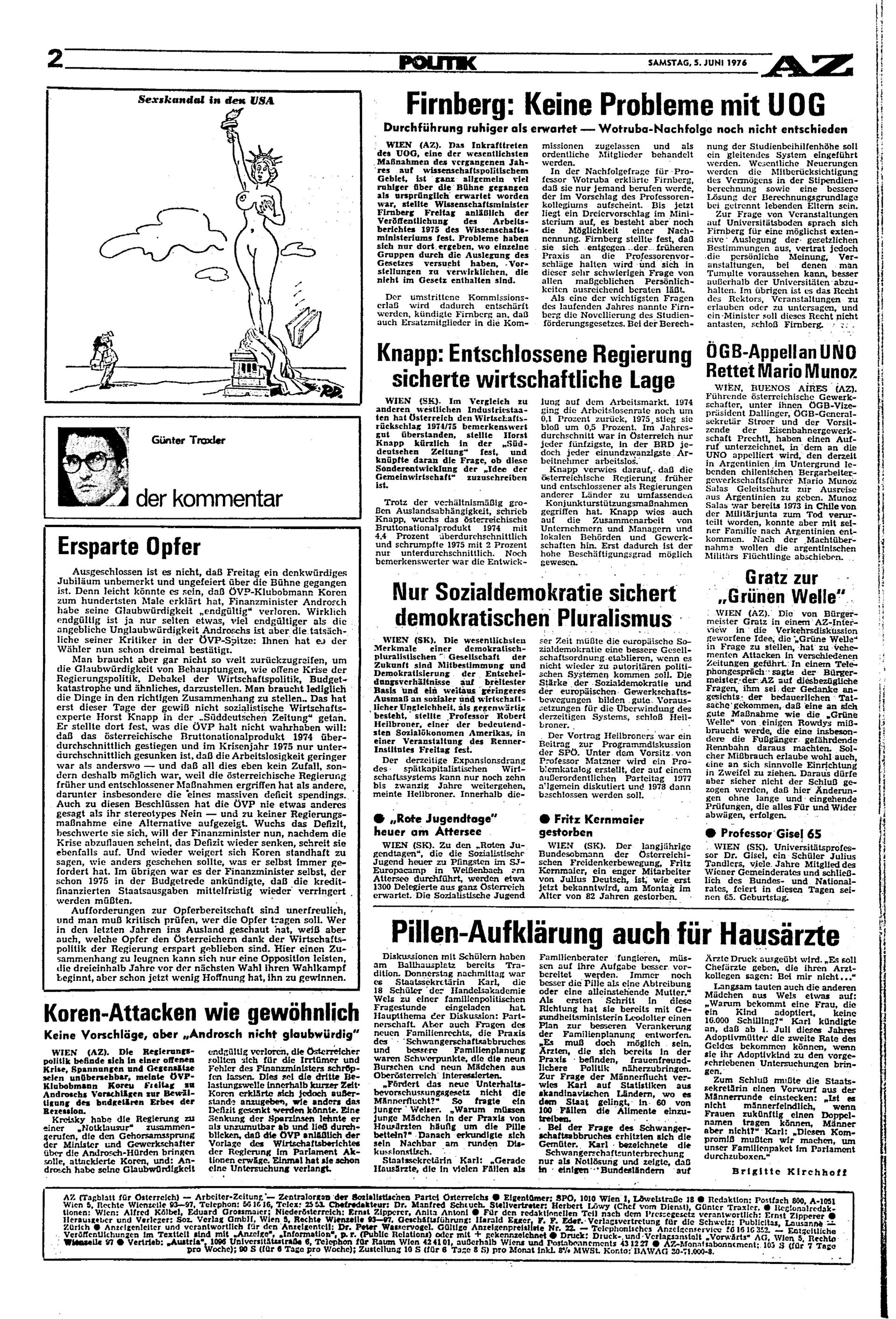 Ausgabe Sa. 05.06.1976, Seite 2