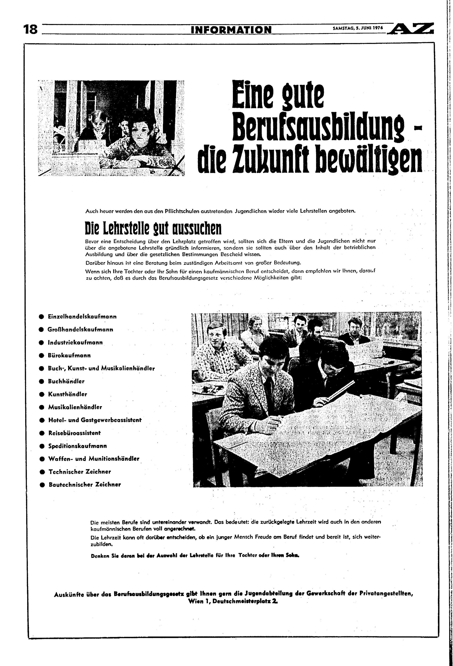 Ausgabe Sa. 05.06.1976, Seite 18