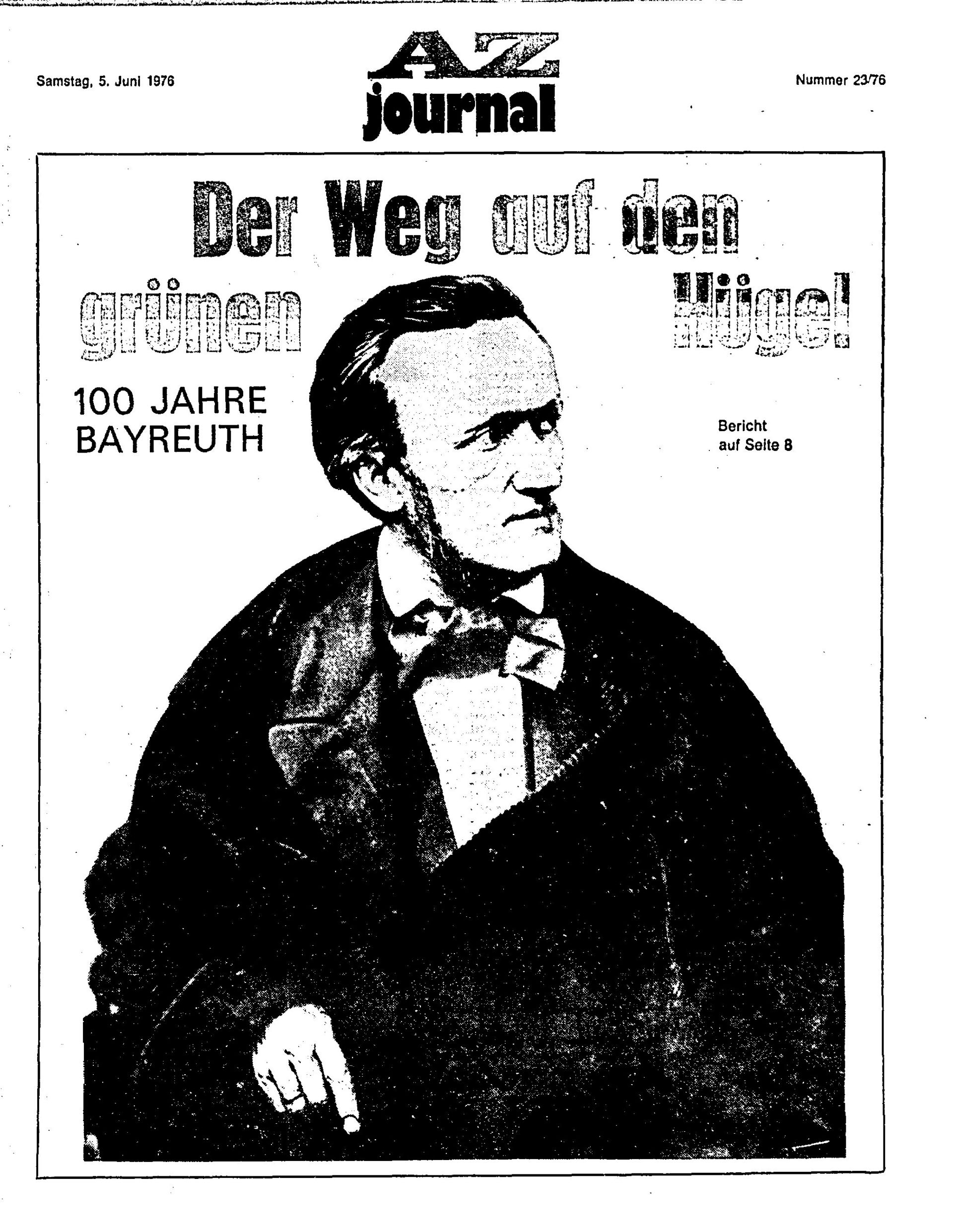AZ Journal Sa. 05.06.1976, Seite 1