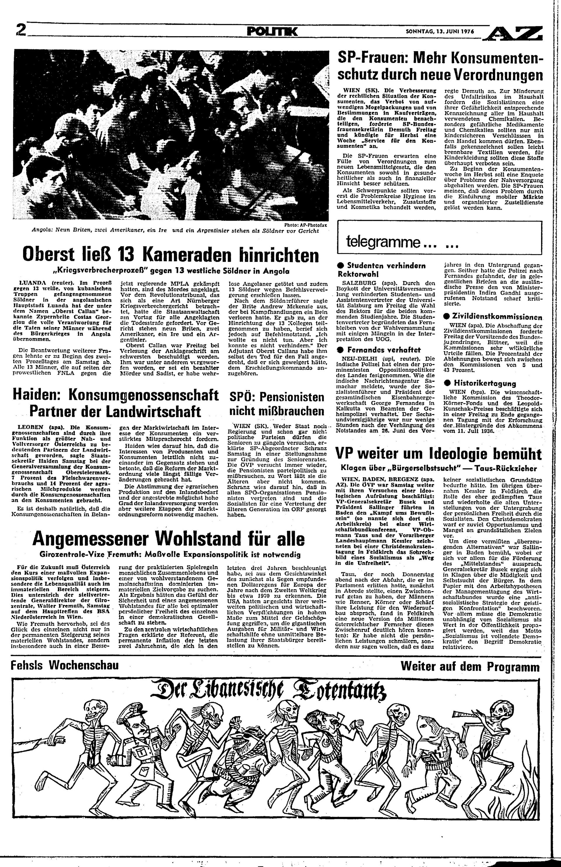 Ausgabe So. 13.06.1976, Seite 2