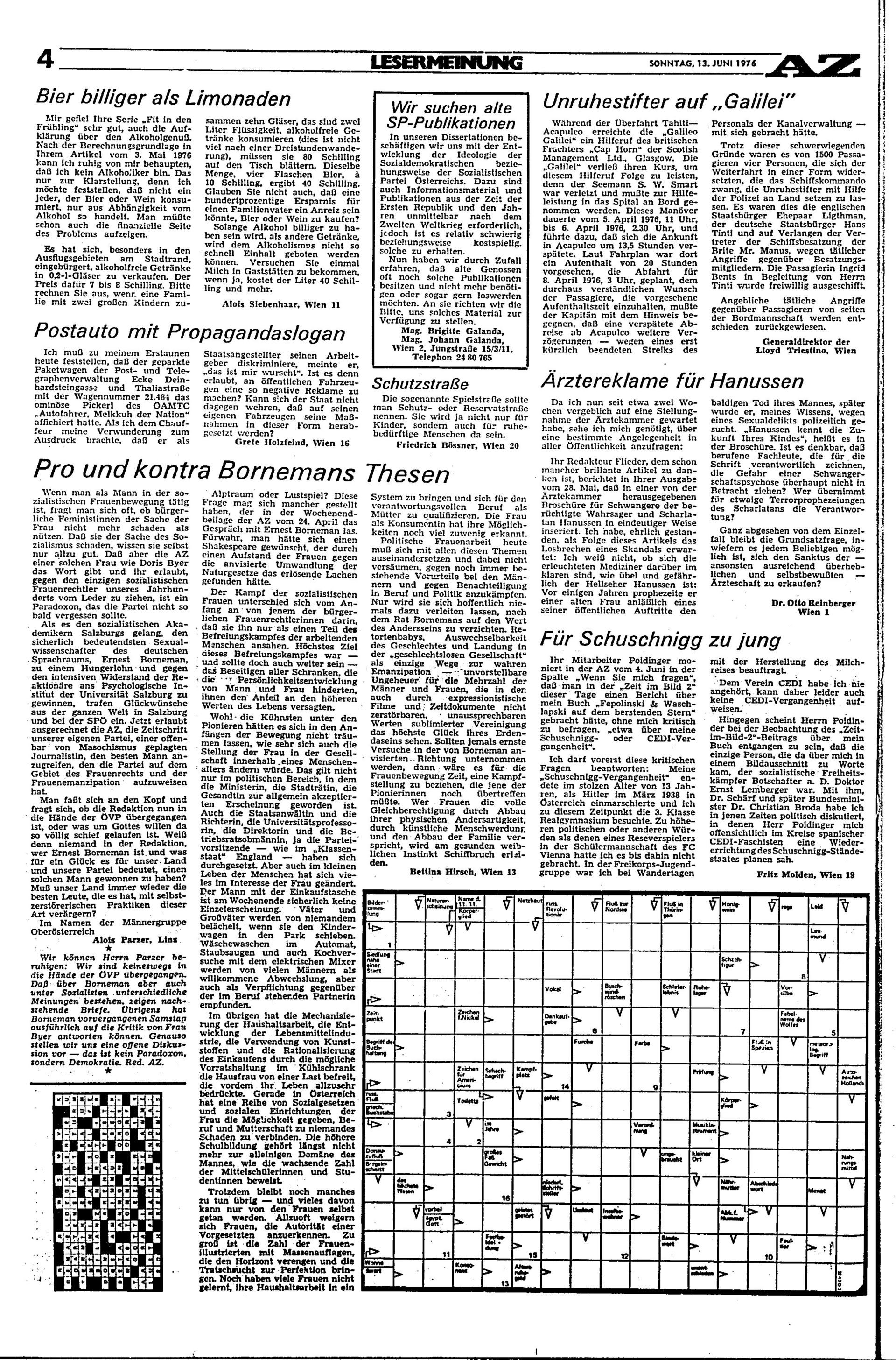 Ausgabe So. 13.06.1976, Seite 4