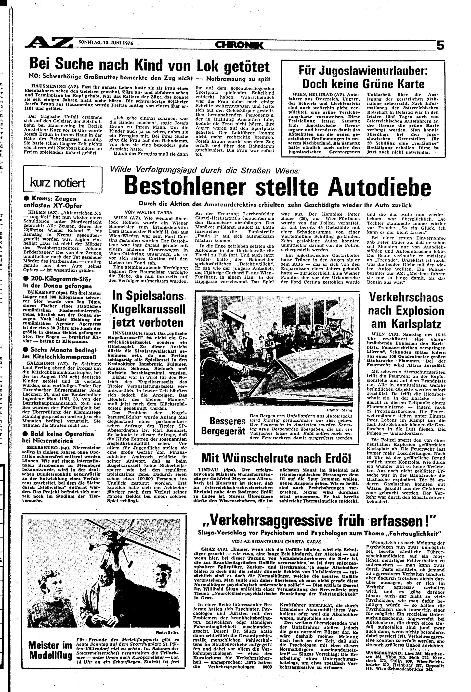 Ausgabe So. 13.06.1976, Seite 5