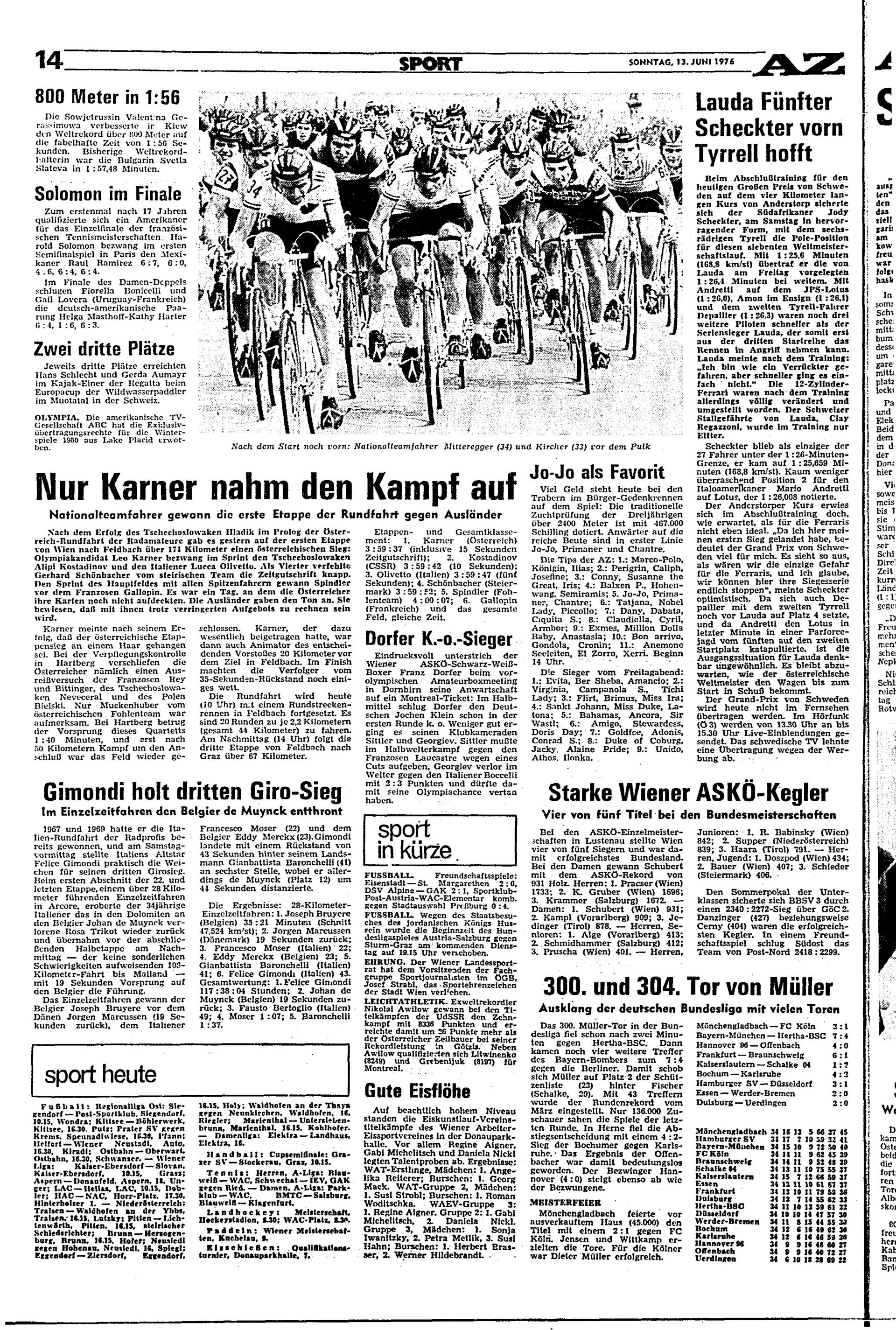 Ausgabe So. 13.06.1976, Seite 14