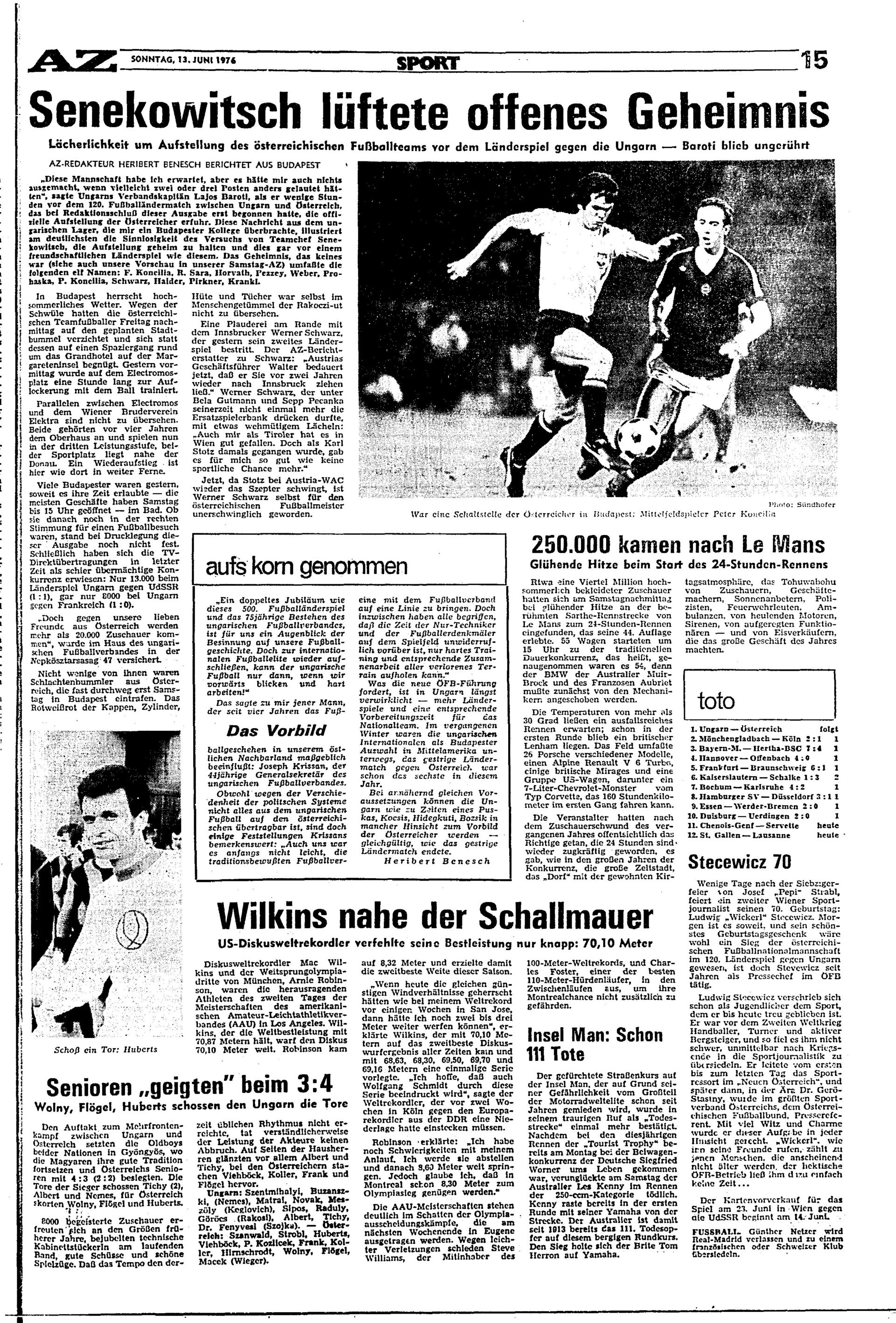 Ausgabe So. 13.06.1976, Seite 15