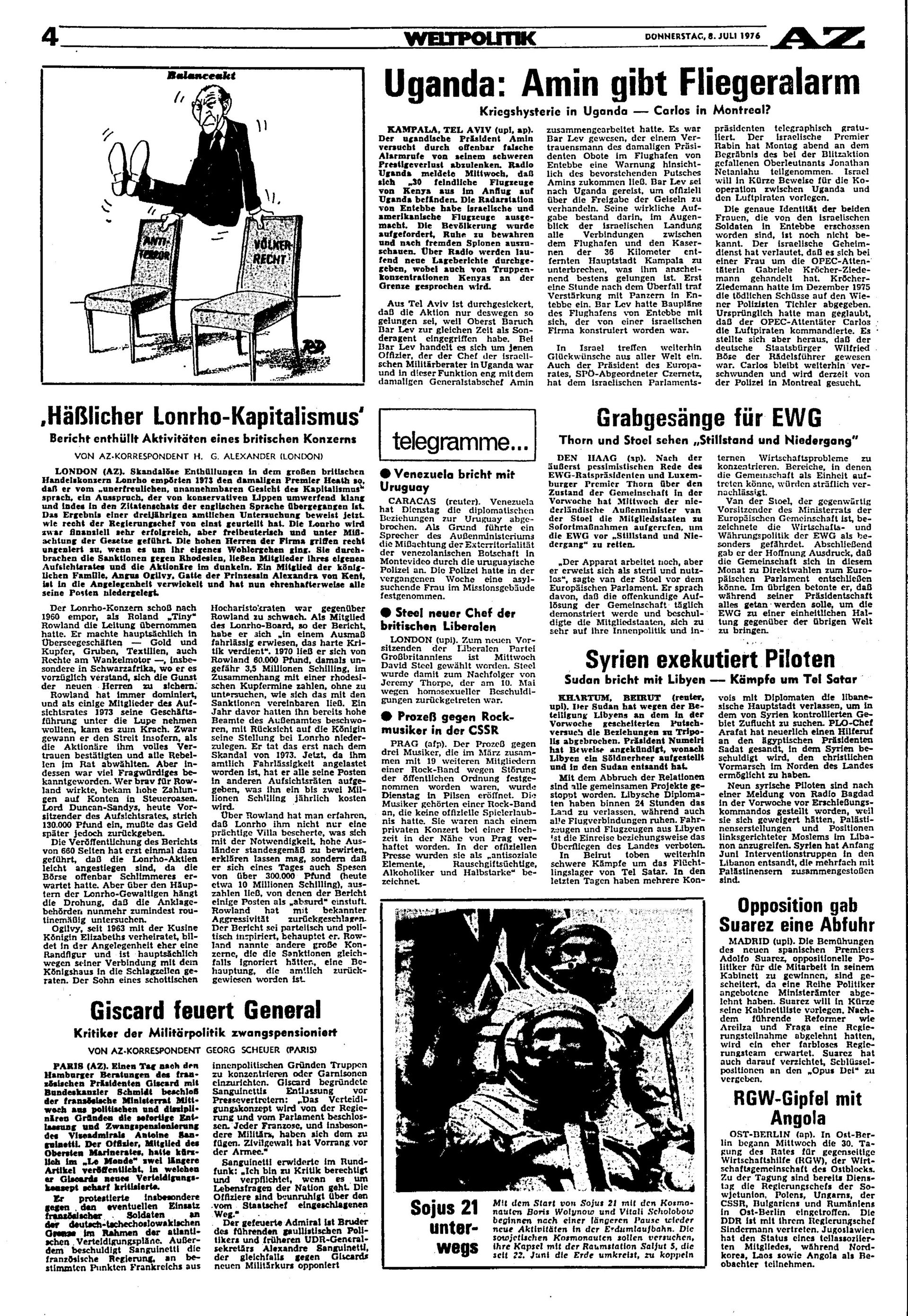 Ausgabe Do. 08.07.1976, Seite 4