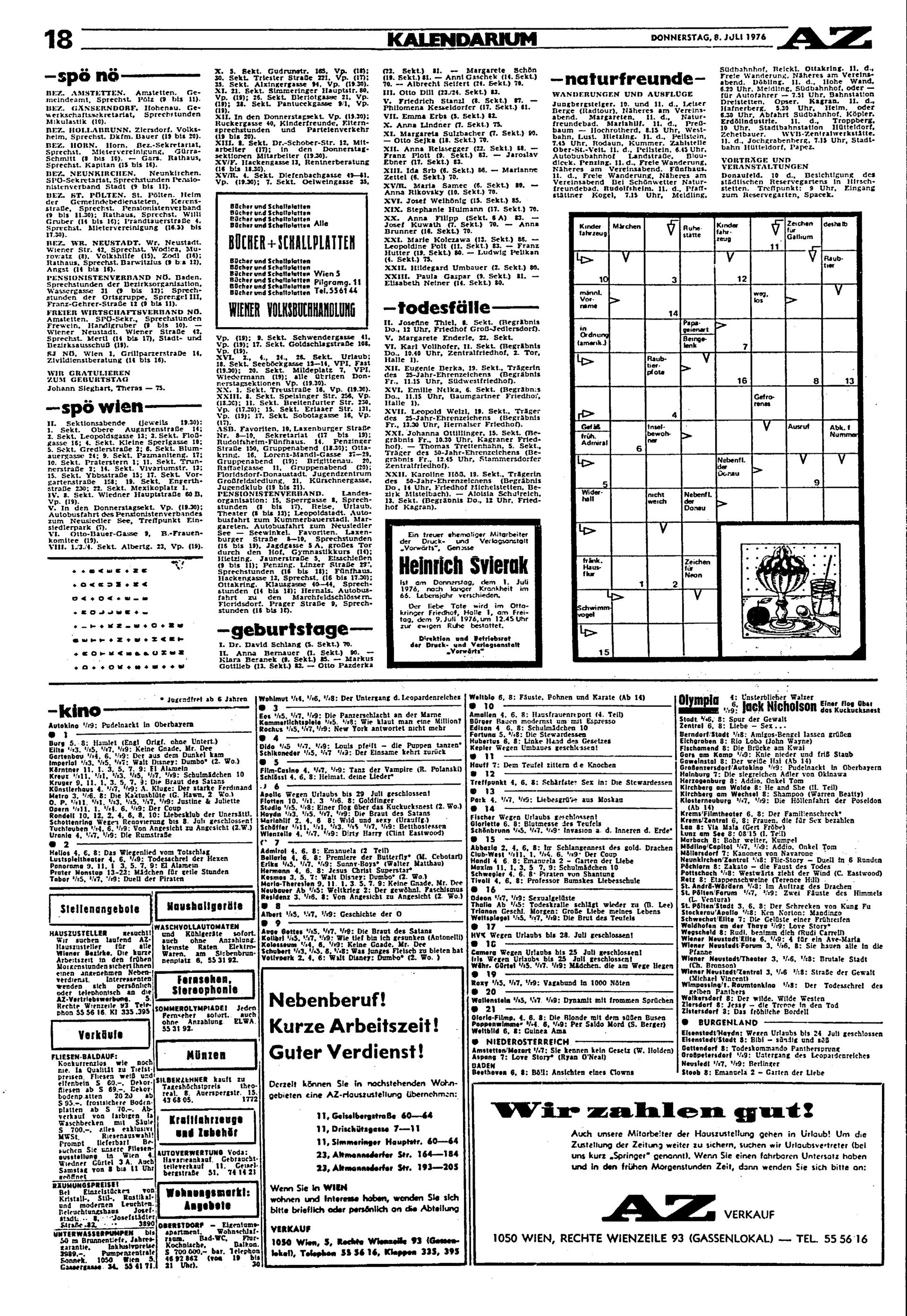 Ausgabe Do. 08.07.1976, Seite 18