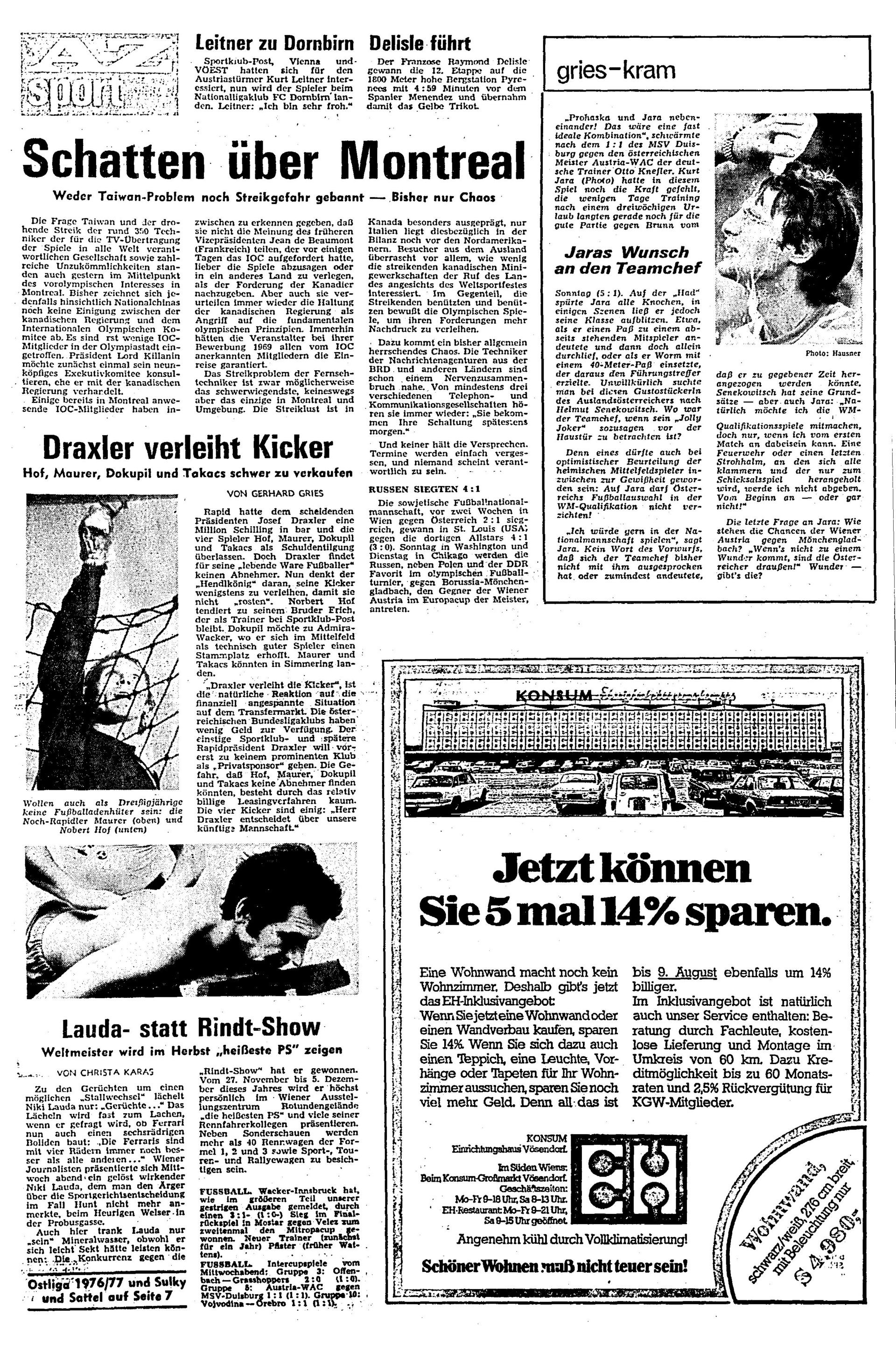 Ausgabe Fr. 09.07.1976, Seite 8