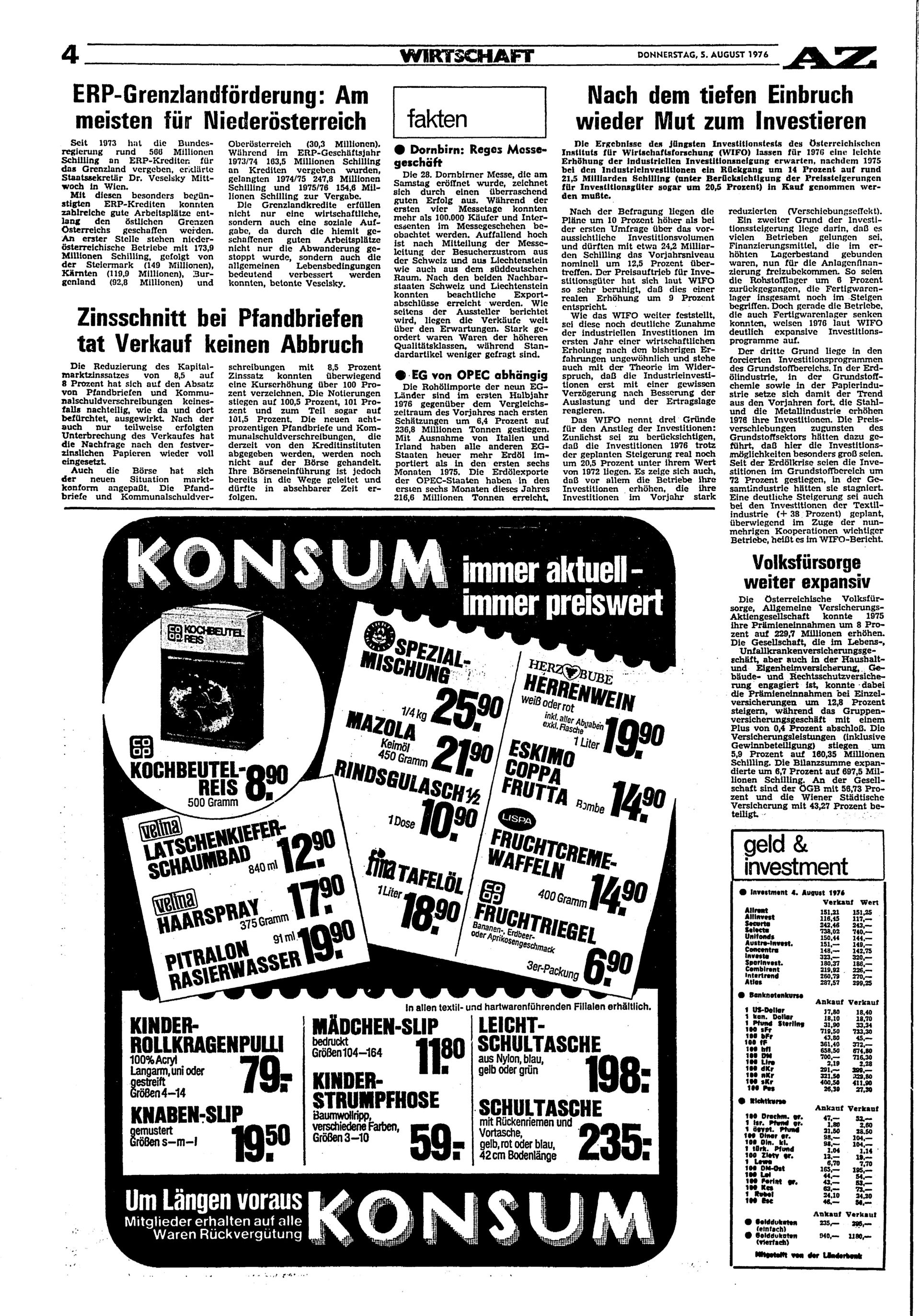 Ausgabe Do. 05.08.1976, Seite 4