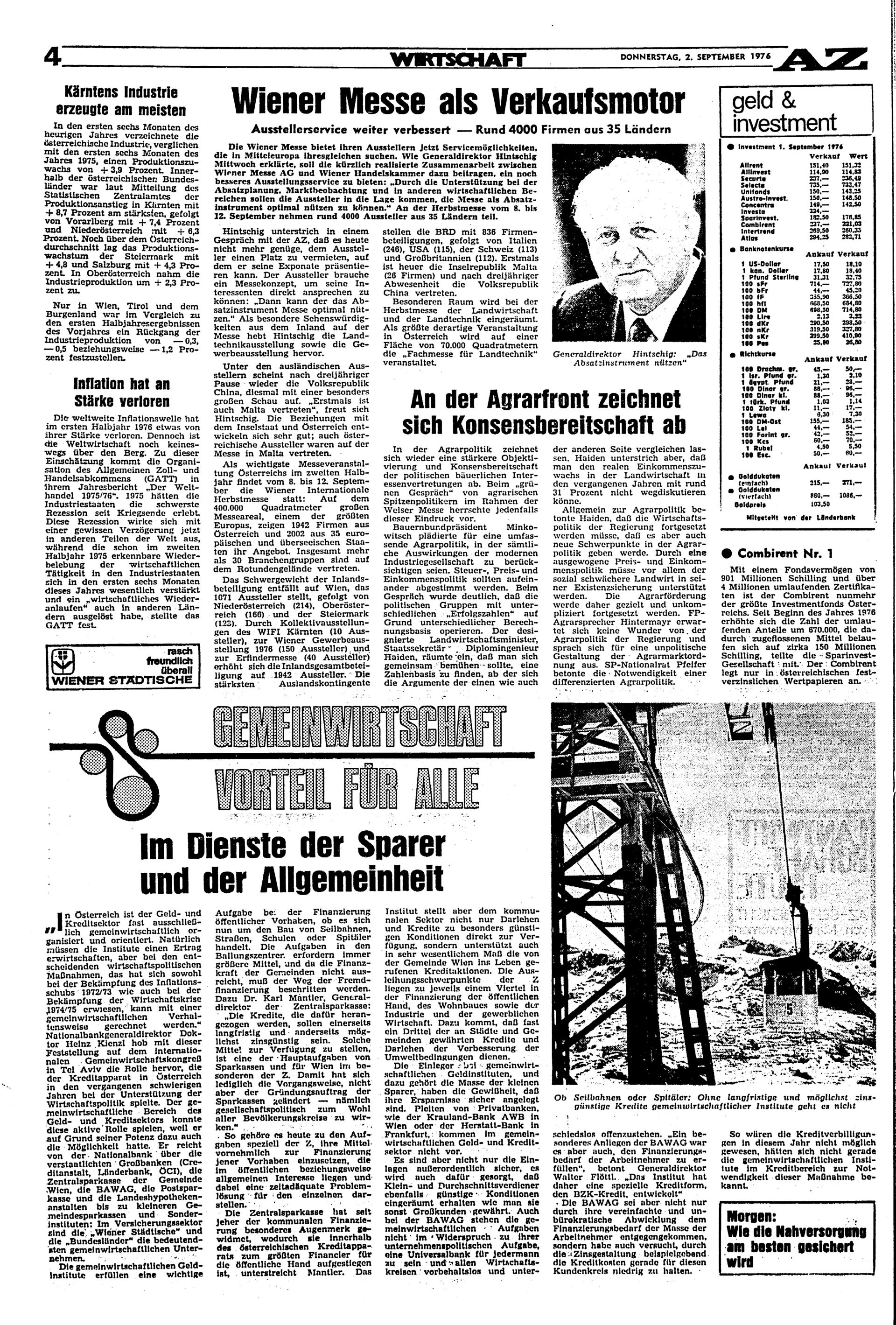 Ausgabe Do. 02.09.1976, Seite 4