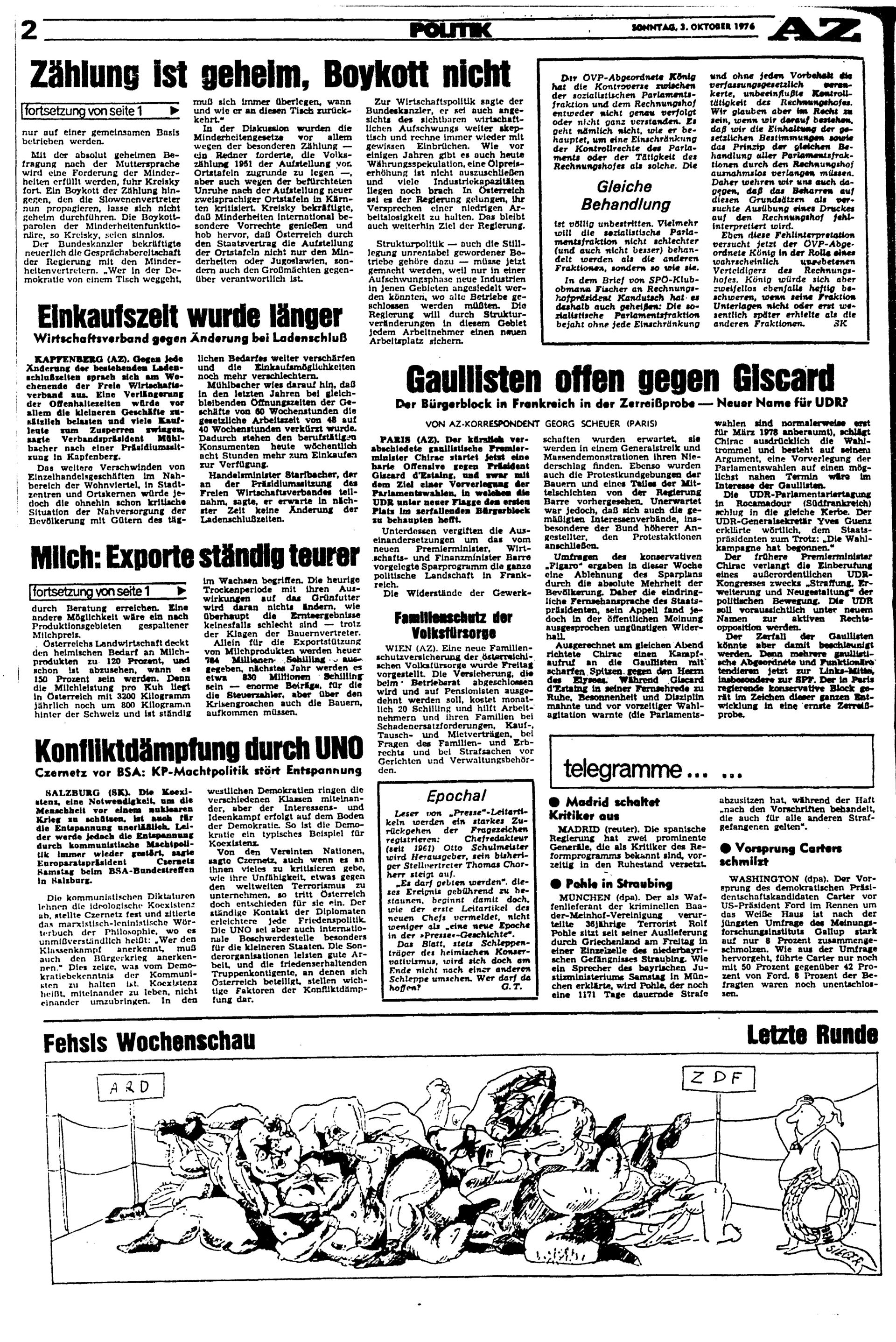 Ausgabe So. 03.10.1976, Seite 2