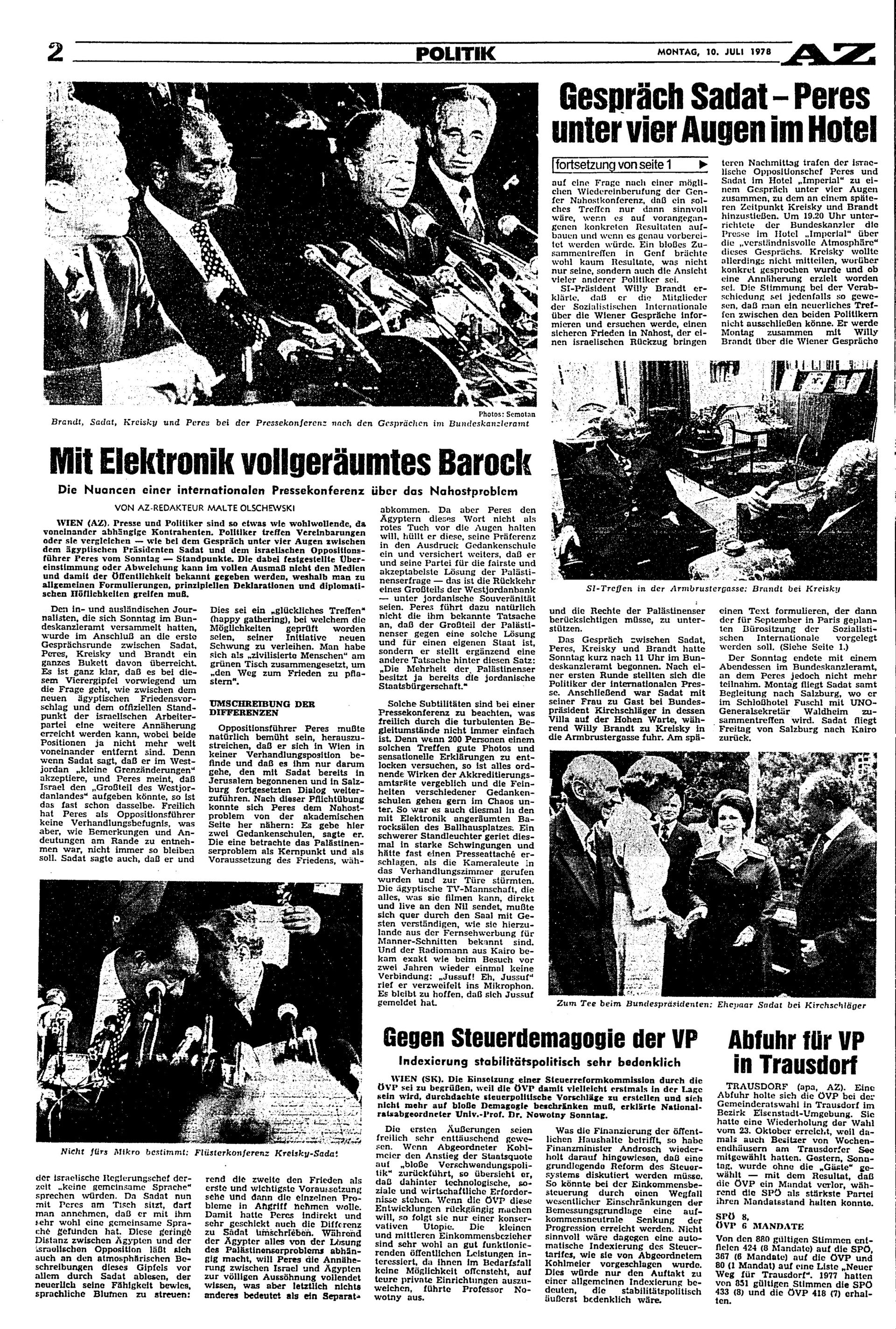 Ausgabe Mo. 10.07.1978, Seite 2