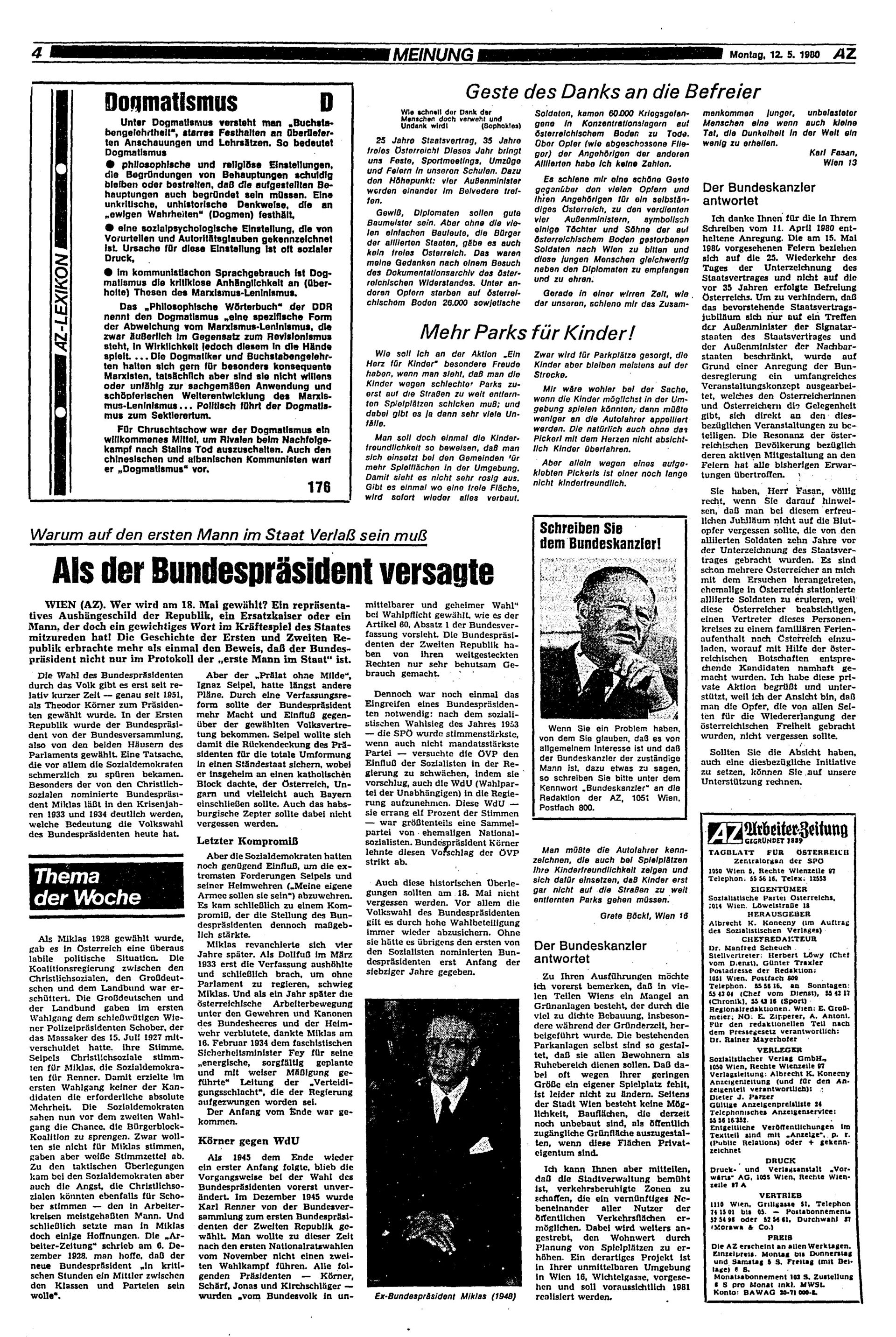 Ausgabe Mo. 12.05.1980, Seite 4