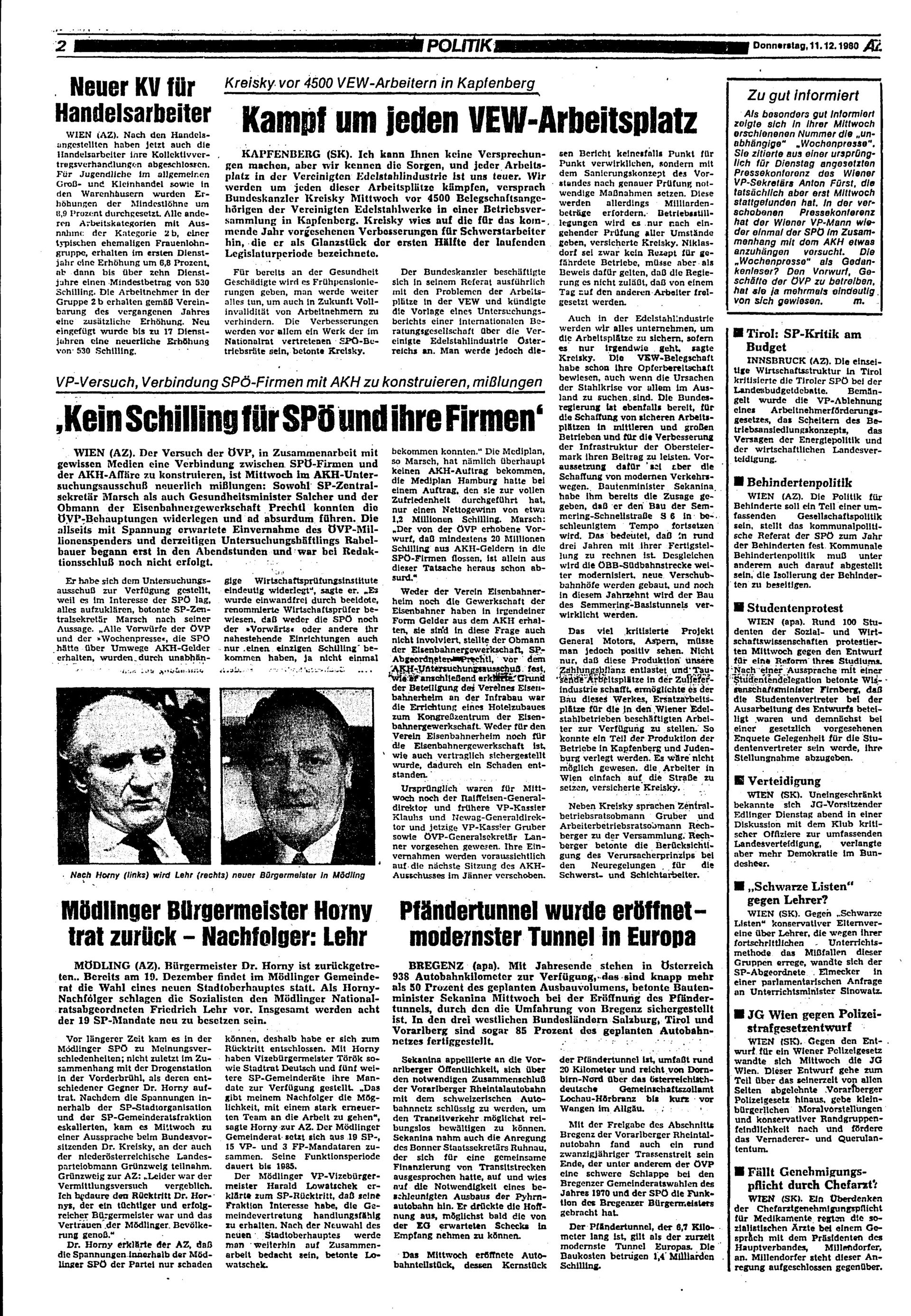 Ausgabe Do. 11.12.1980, Seite 2