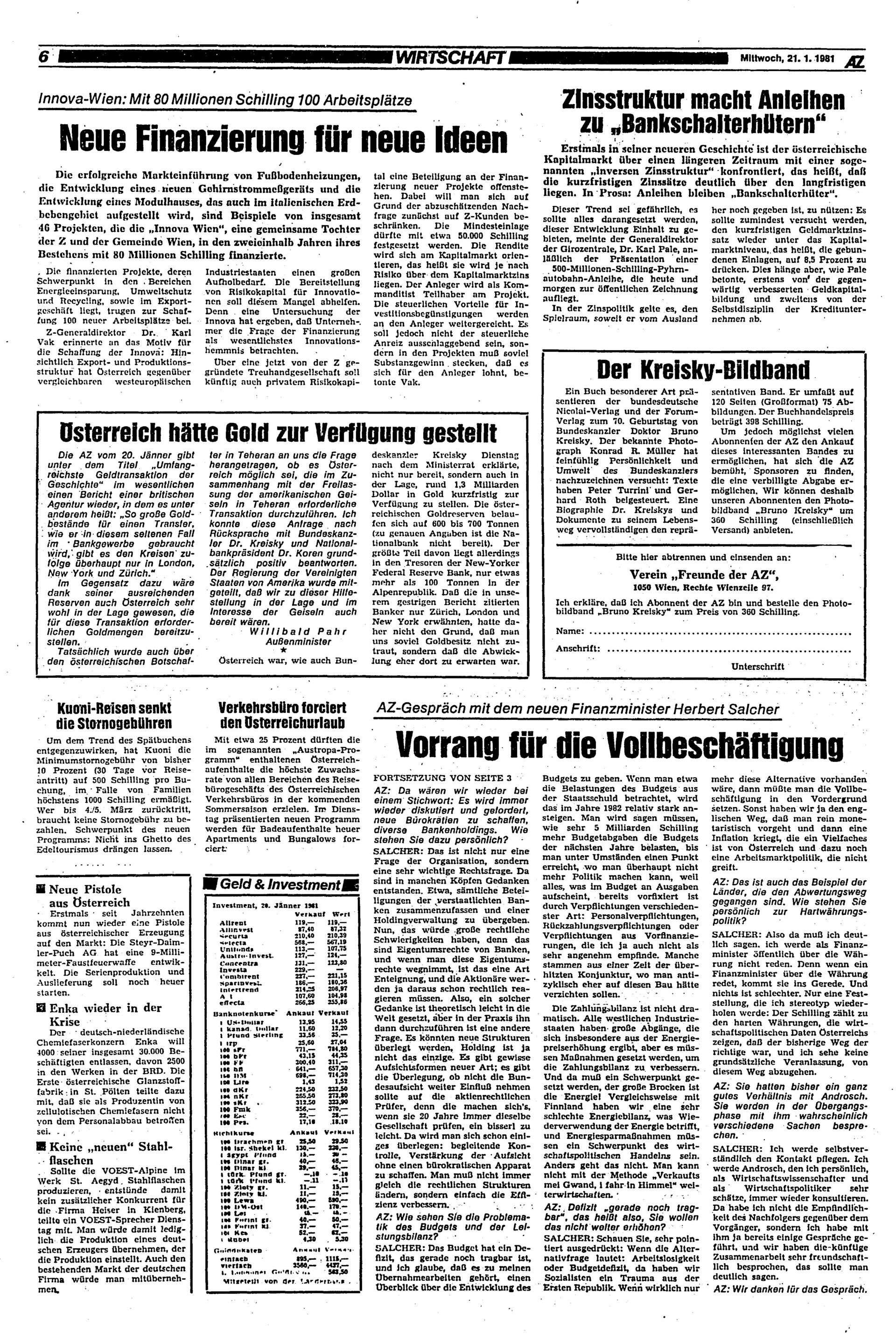 Ausgabe Mi. 21.01.1981, Seite 6