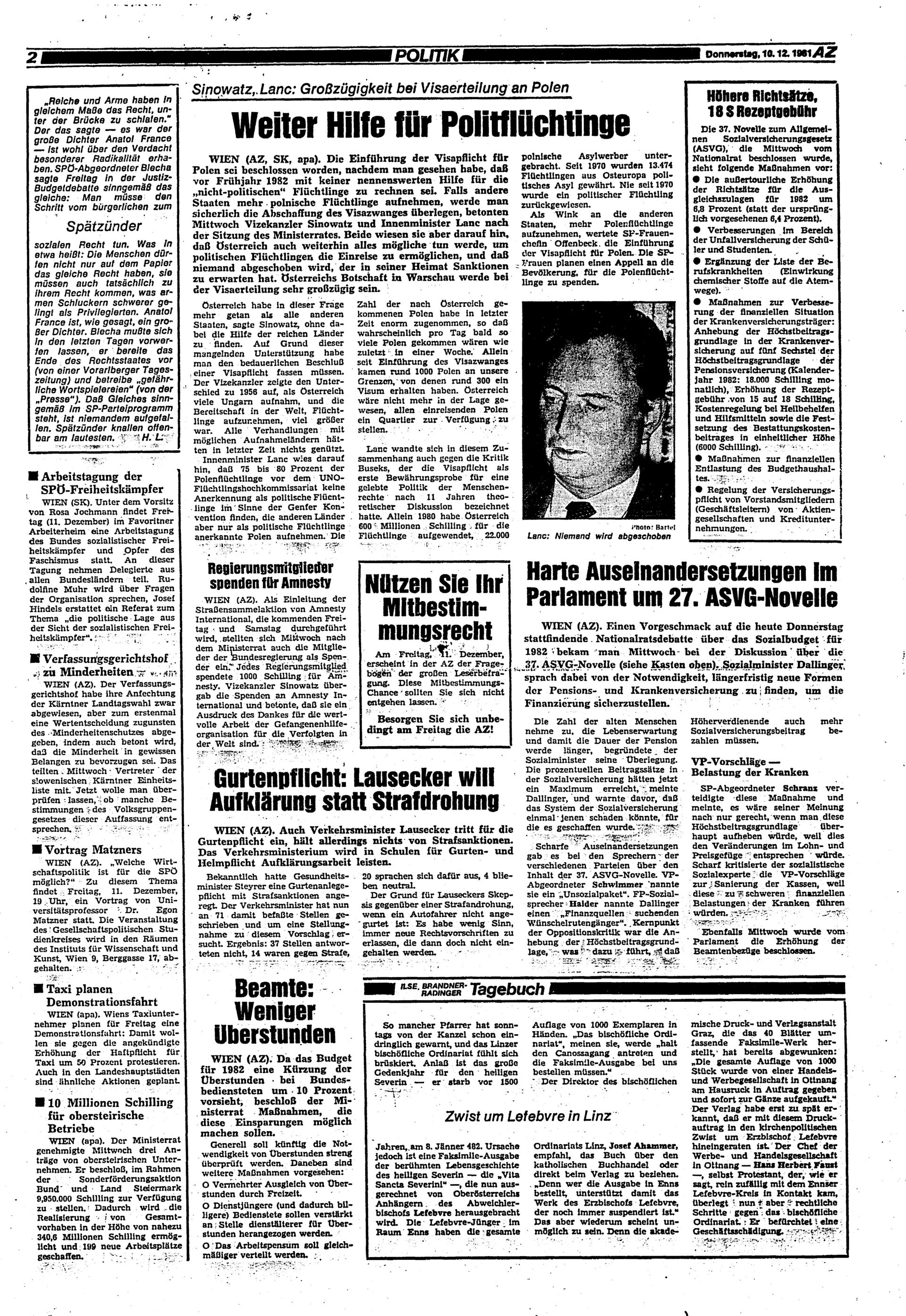 Ausgabe Do. 10.12.1981, Seite 2