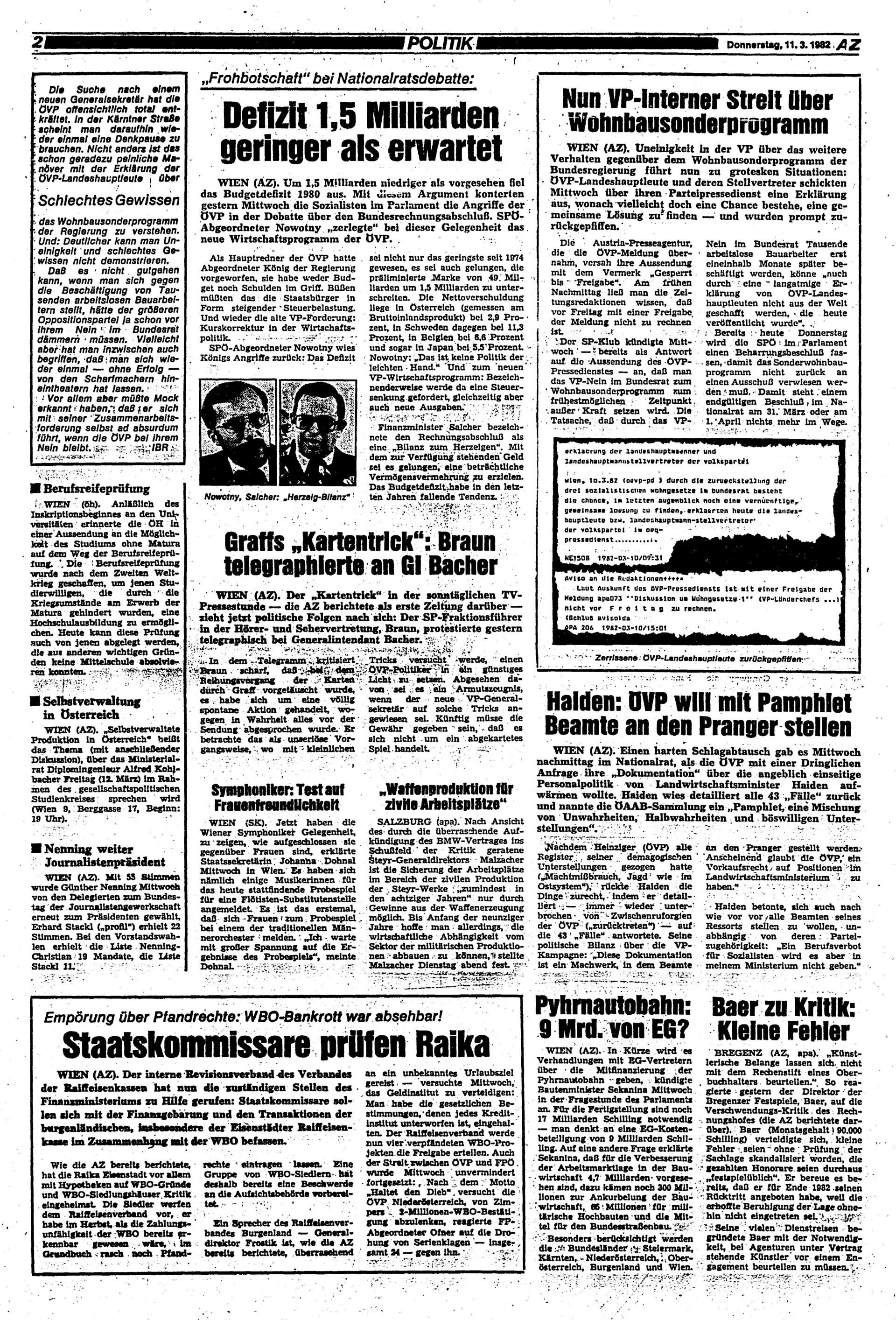 Ausgabe Do. 11.03.1982, Seite 2