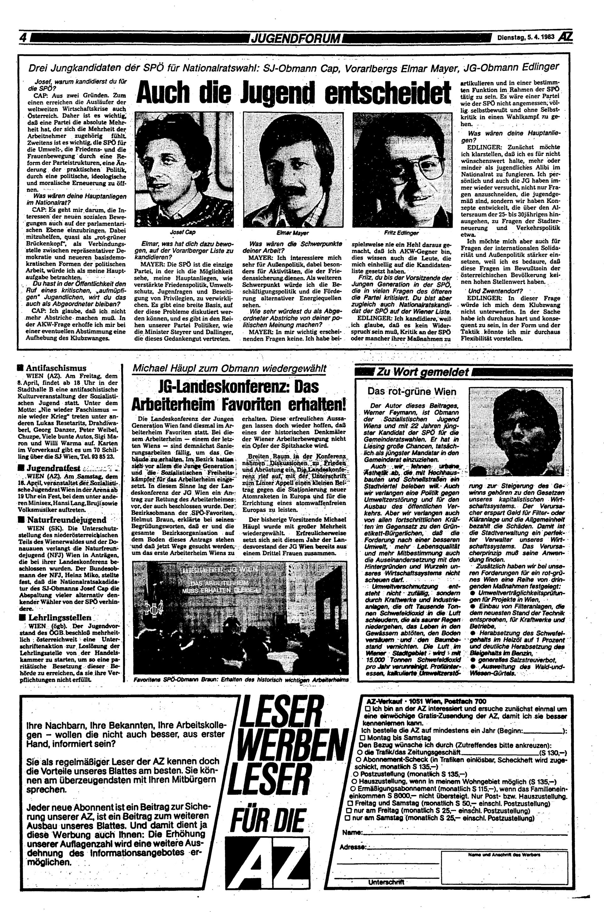 Ausgabe Di. 05.04.1983, Seite 4