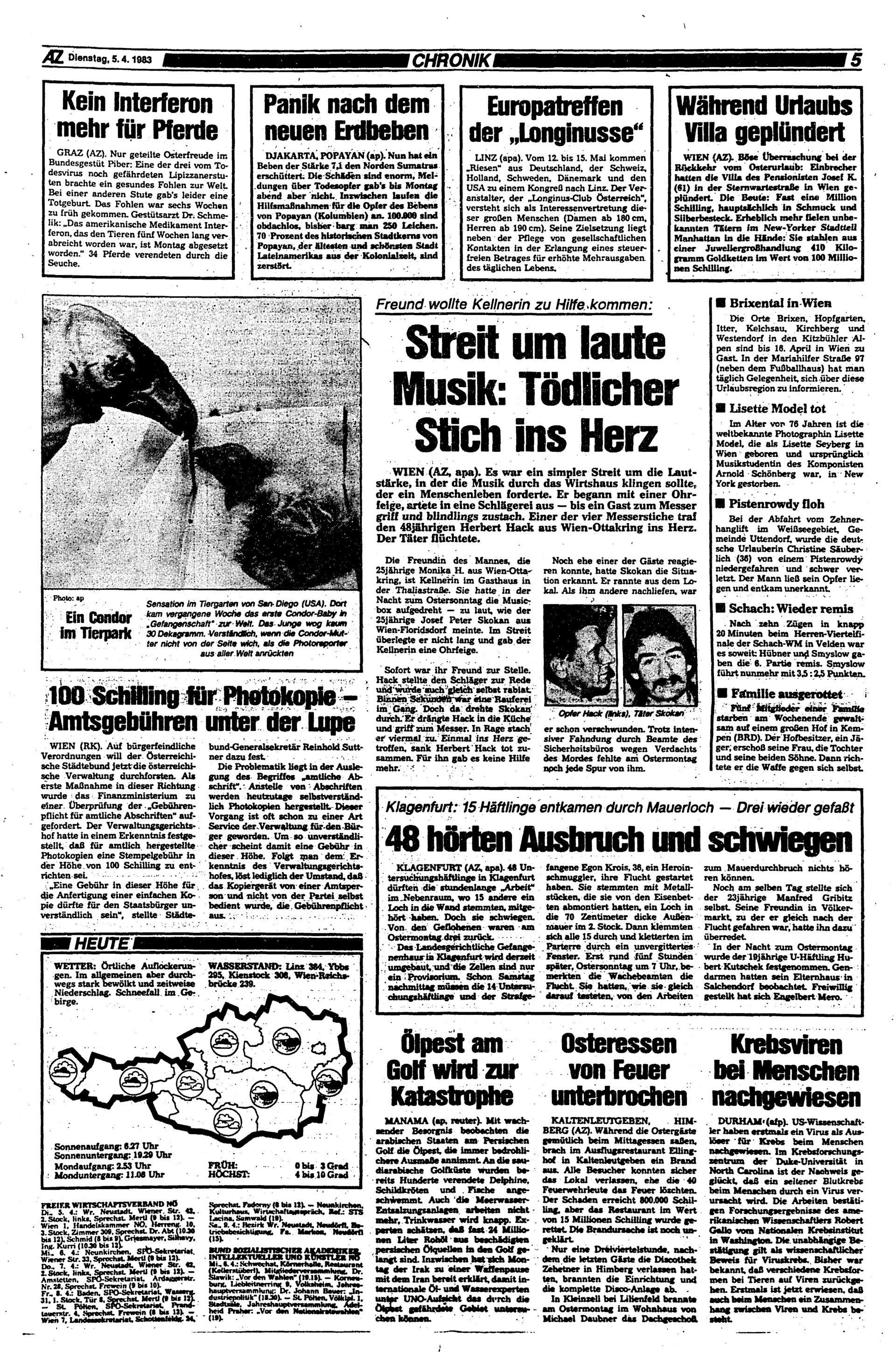 Ausgabe Di. 05.04.1983, Seite 5