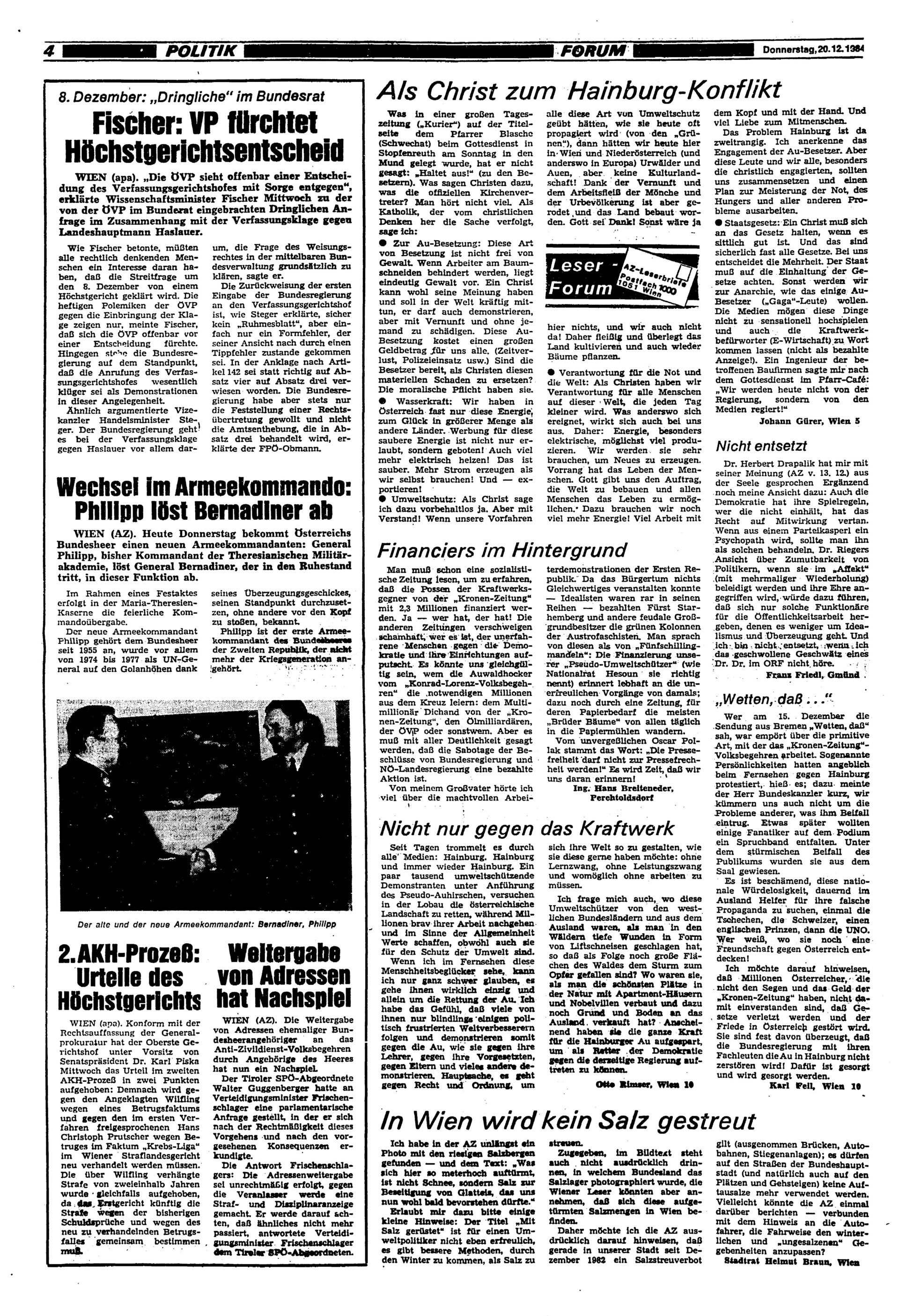 Ausgabe Do. 20.12.1984, Seite 4