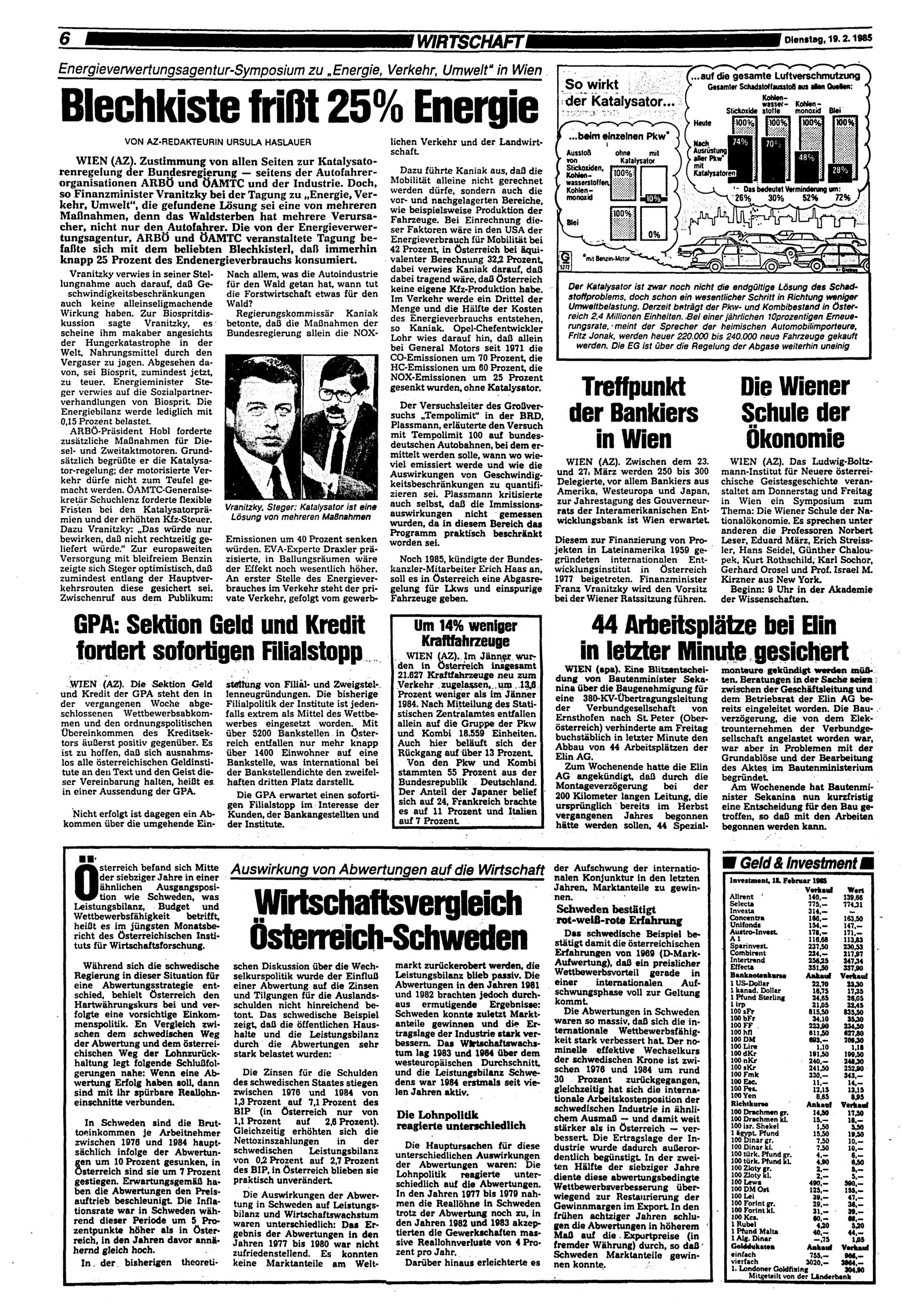 Ausgabe Di. 19.02.1985, Seite 6