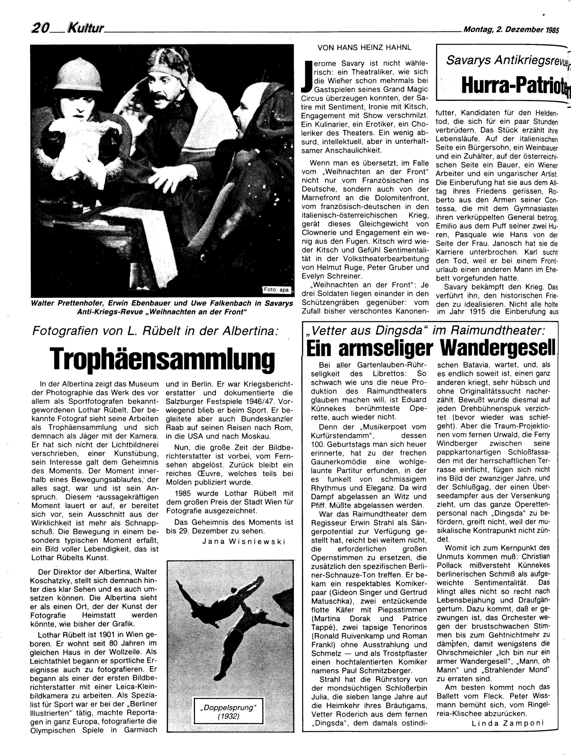 Ausgabe Mo. 02.12.1985, Seite 20