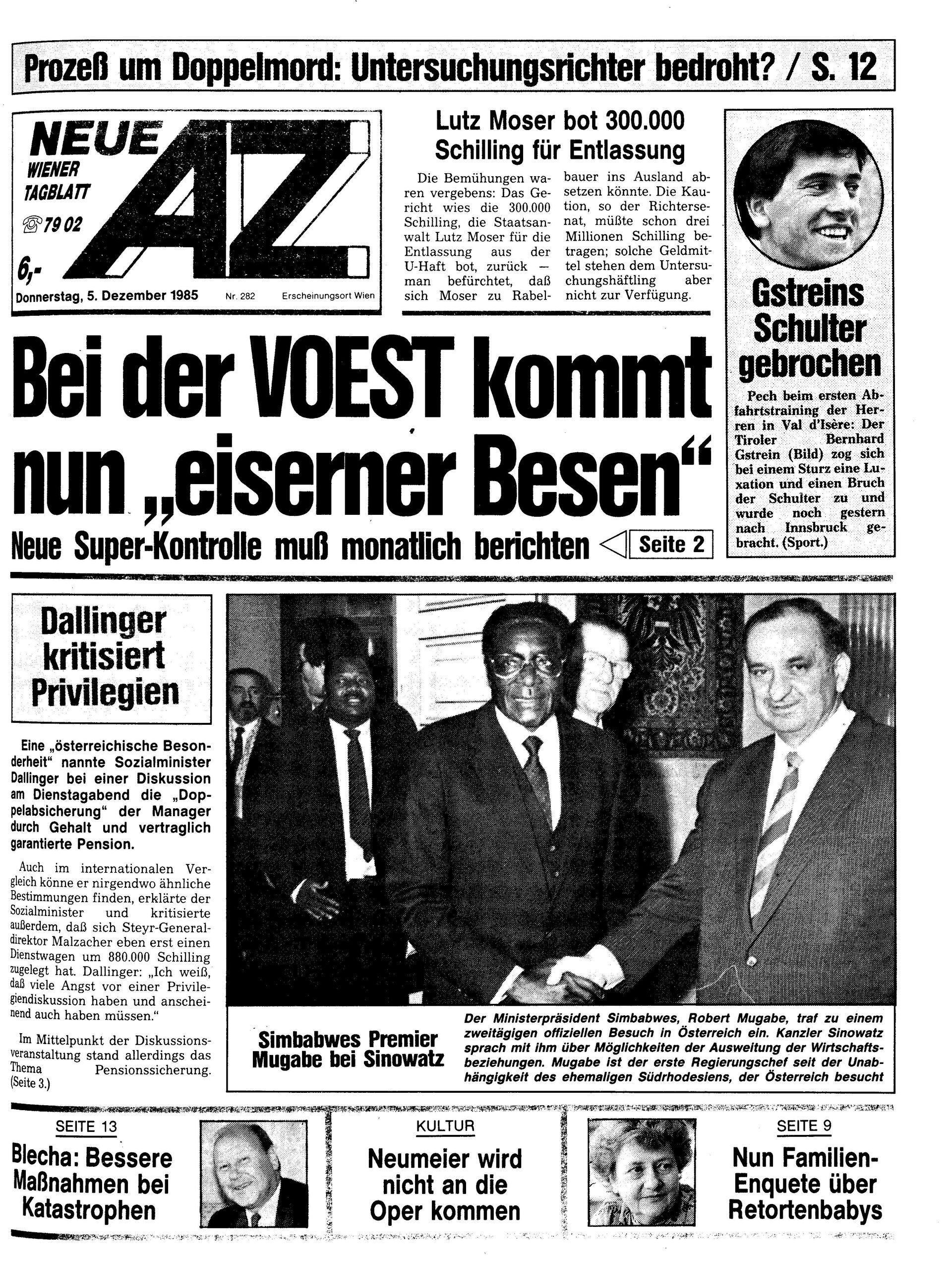 Ausgabe Do. 05.12.1985, Seite 1