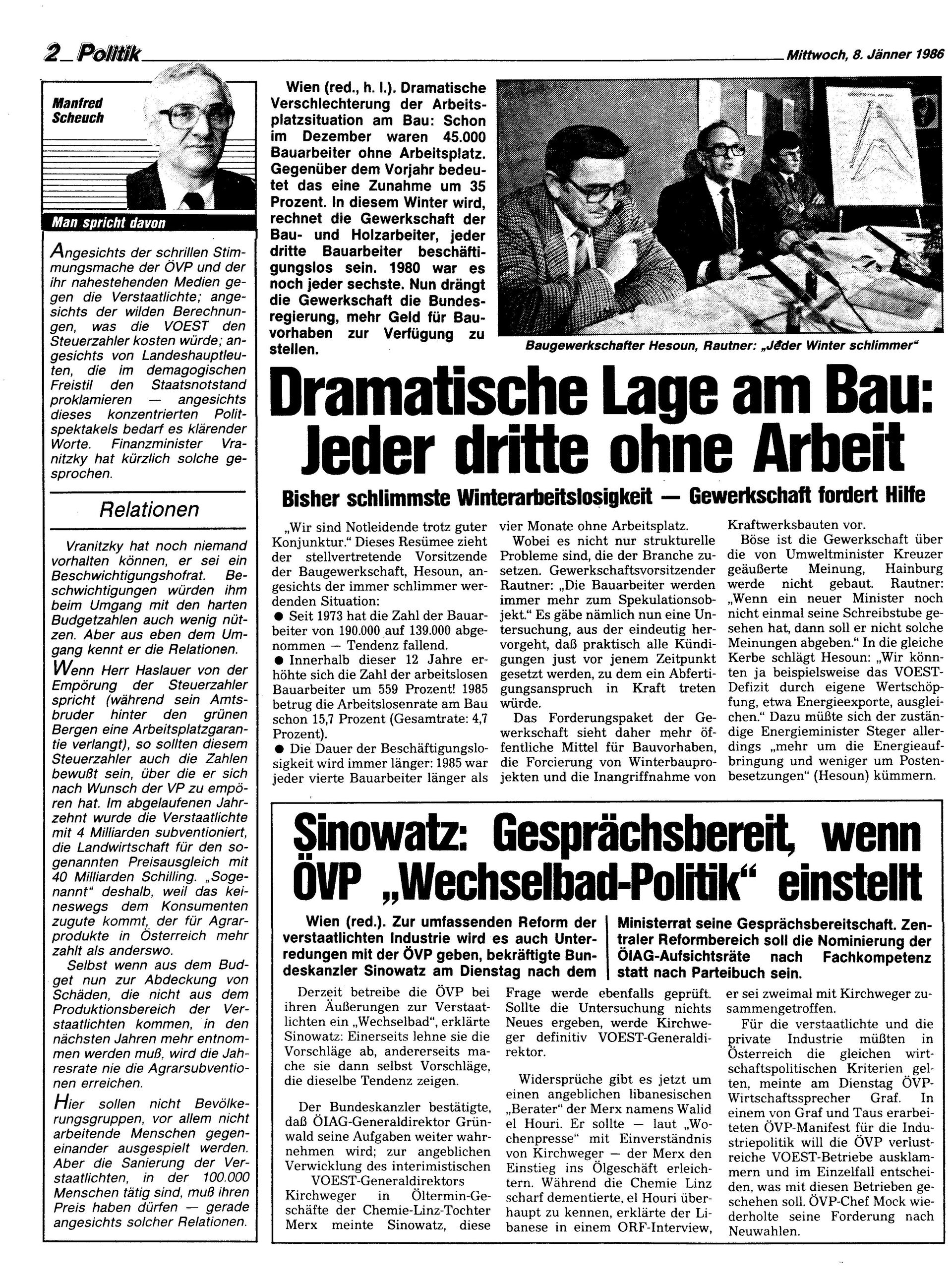 Ausgabe Mi. 08.01.1986, Seite 2