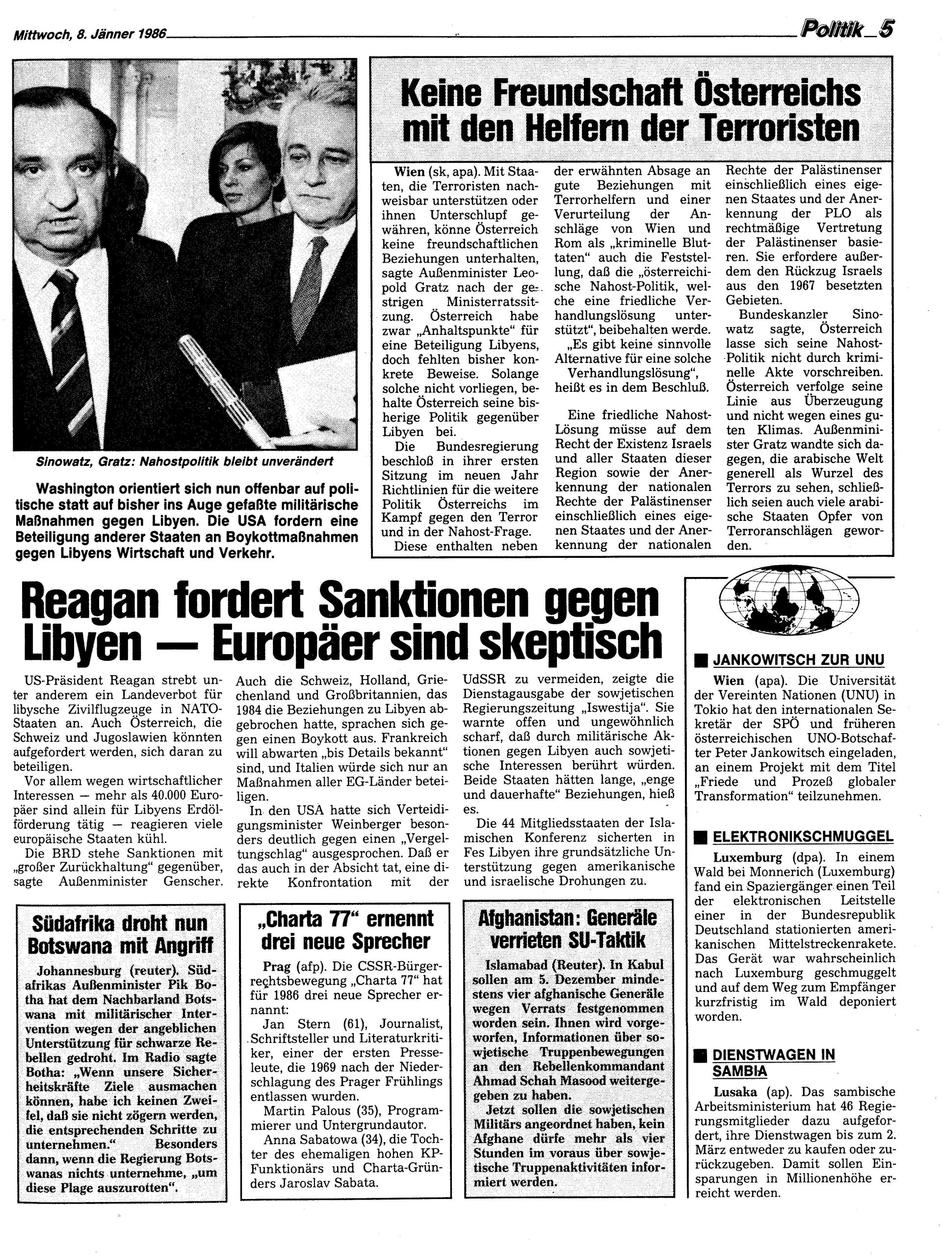 Ausgabe Mi. 08.01.1986, Seite 5