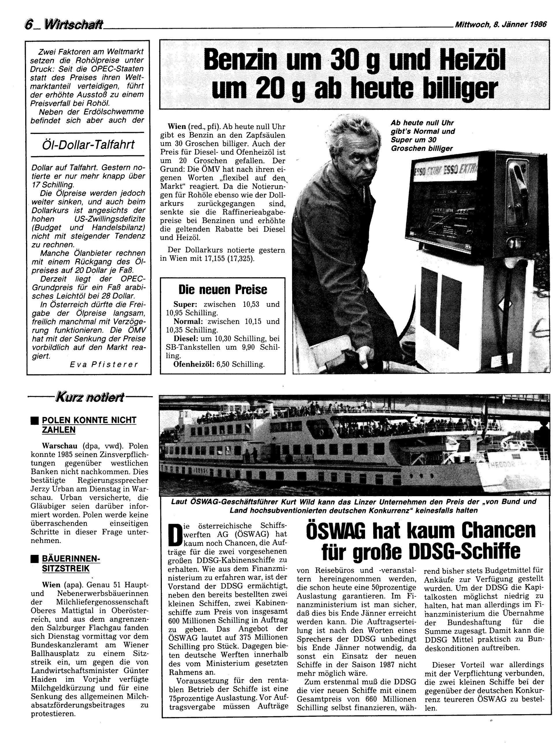 Ausgabe Mi. 08.01.1986, Seite 6
