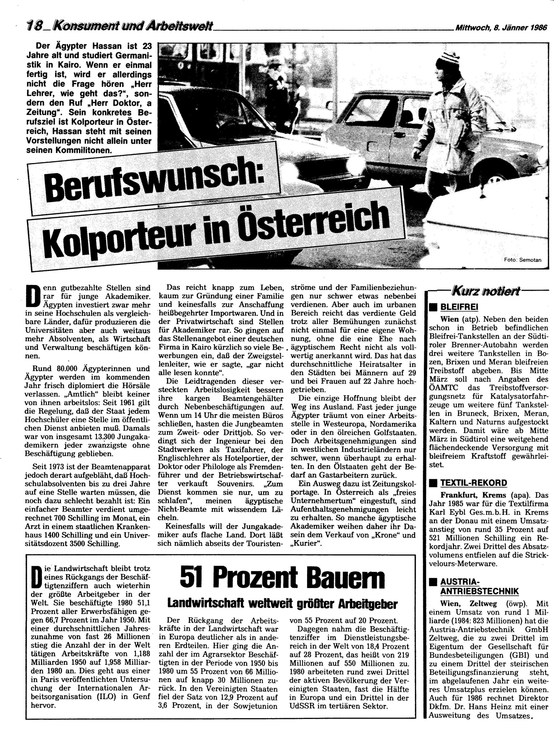 Ausgabe Mi. 08.01.1986, Seite 18