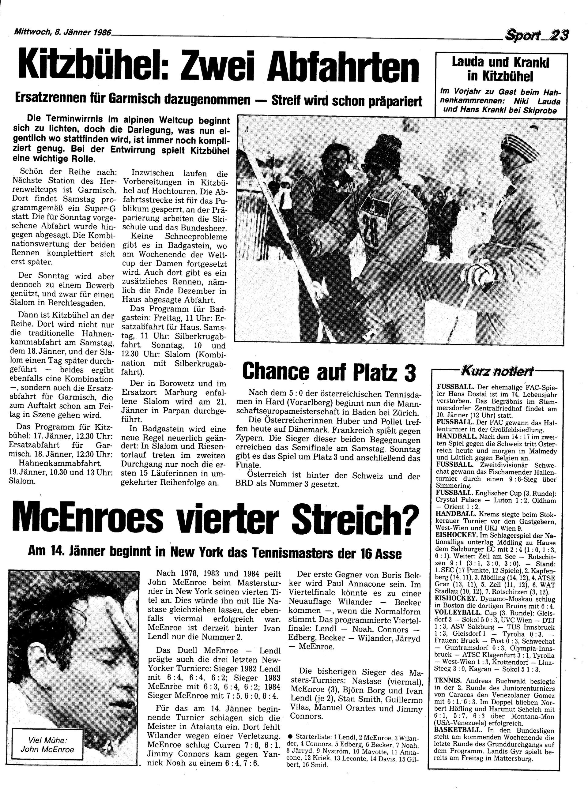Ausgabe Mi. 08.01.1986, Seite 23