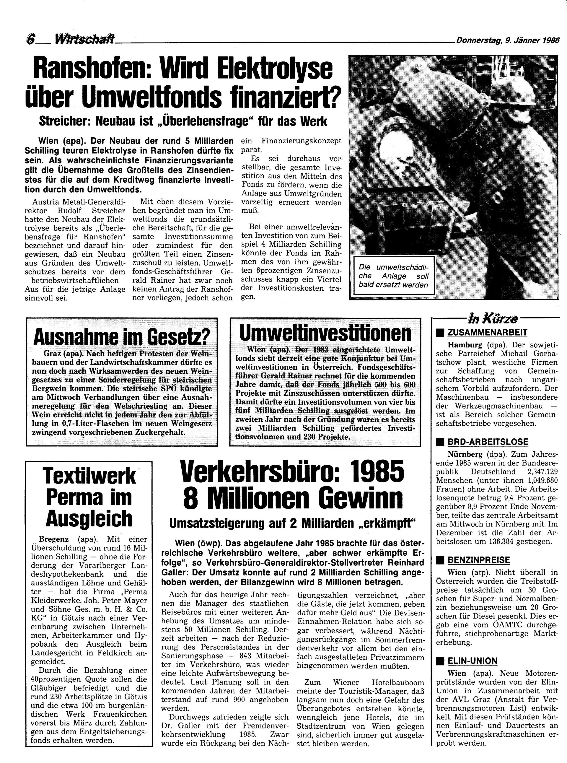 Ausgabe Do. 09.01.1986, Seite 6