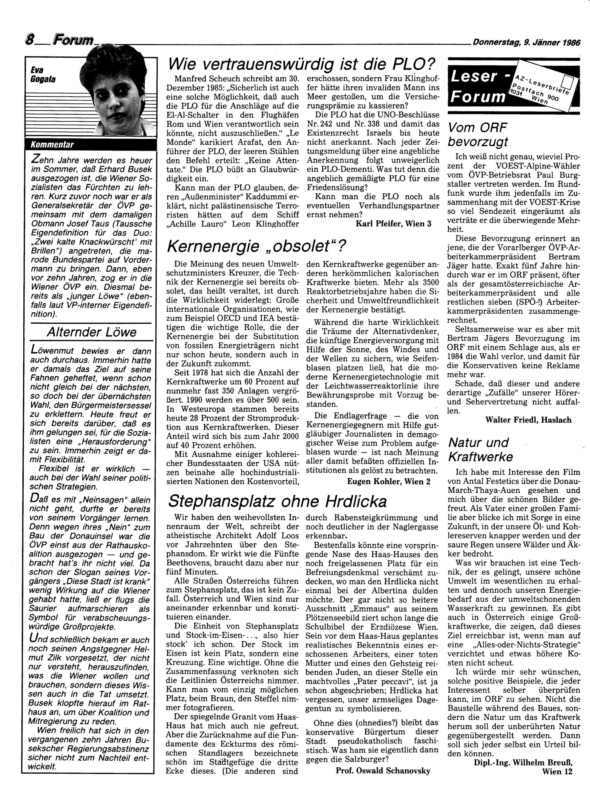 Ausgabe Do. 09.01.1986, Seite 8